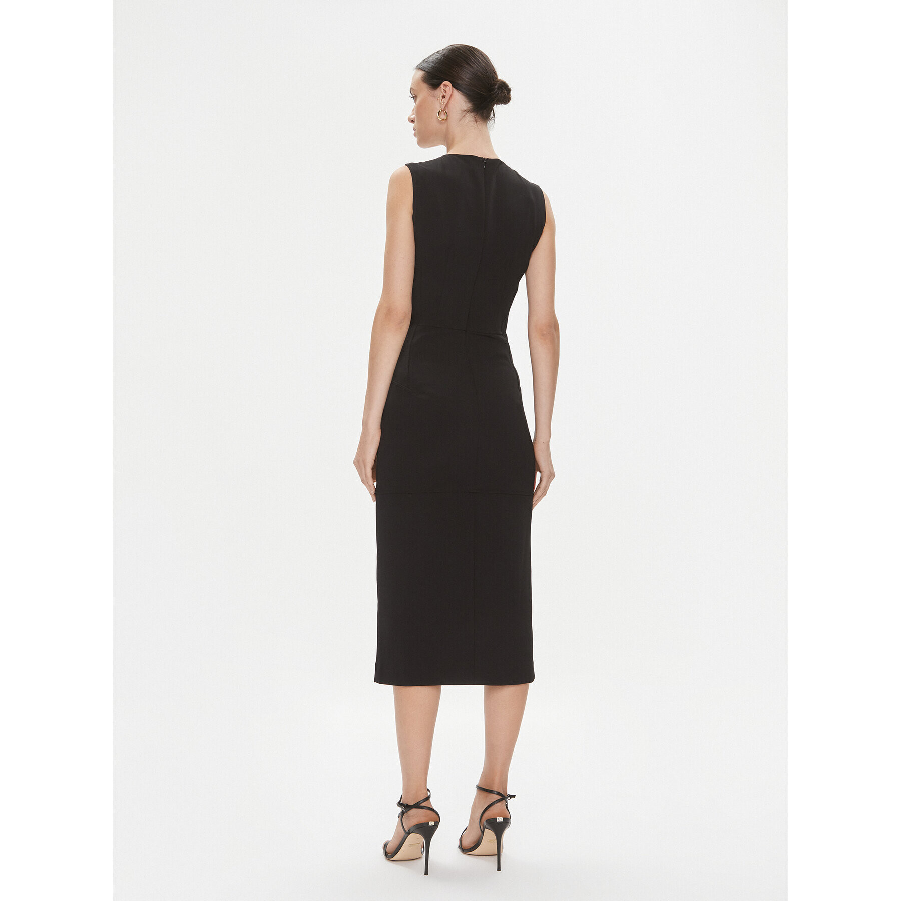 Trussardi Rochie de zi 56D00743 Negru Regular Fit - Pled.ro