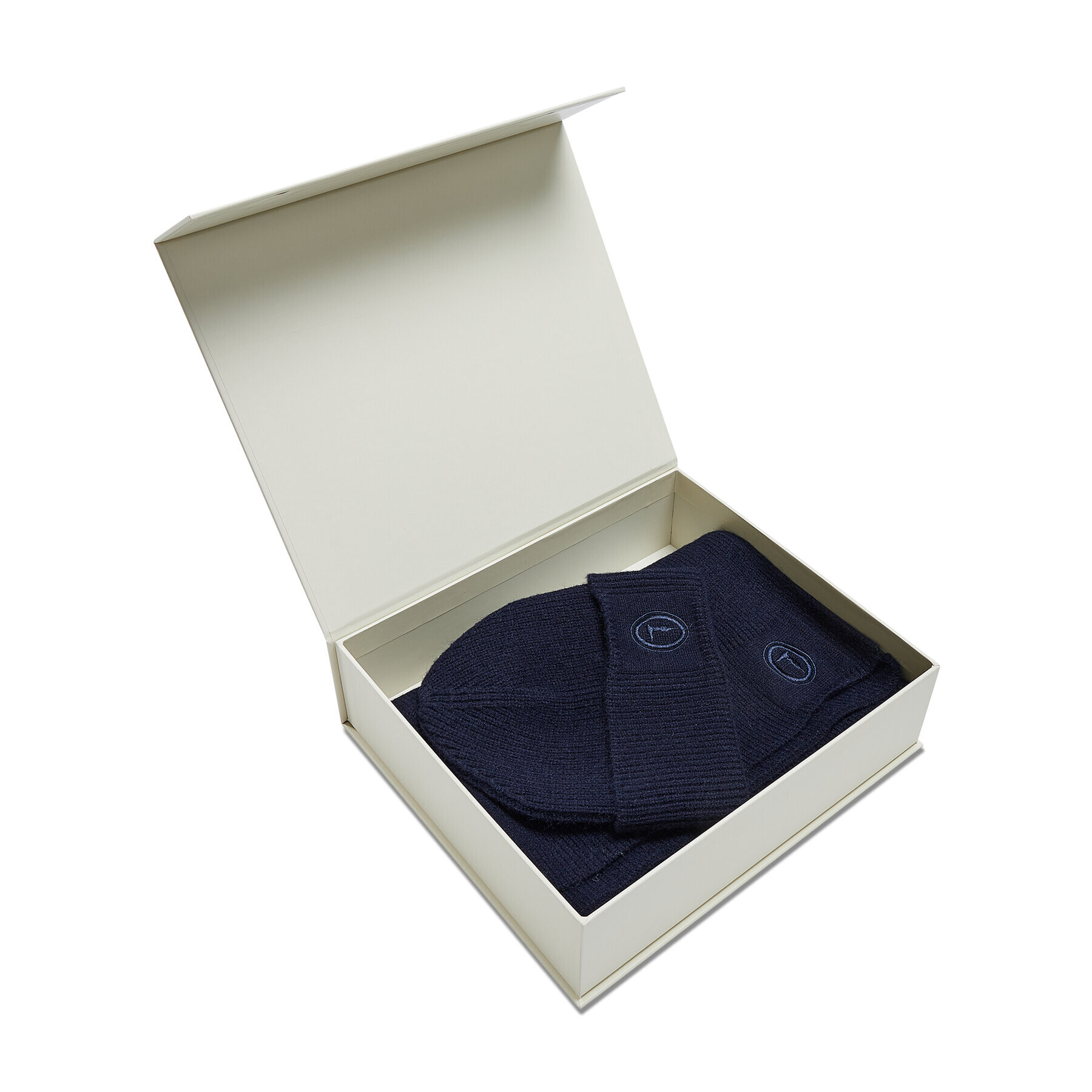 Trussardi Set Fular și Căciulă Kit Beanie+Scarf 57Y00004 Bleumarin - Pled.ro