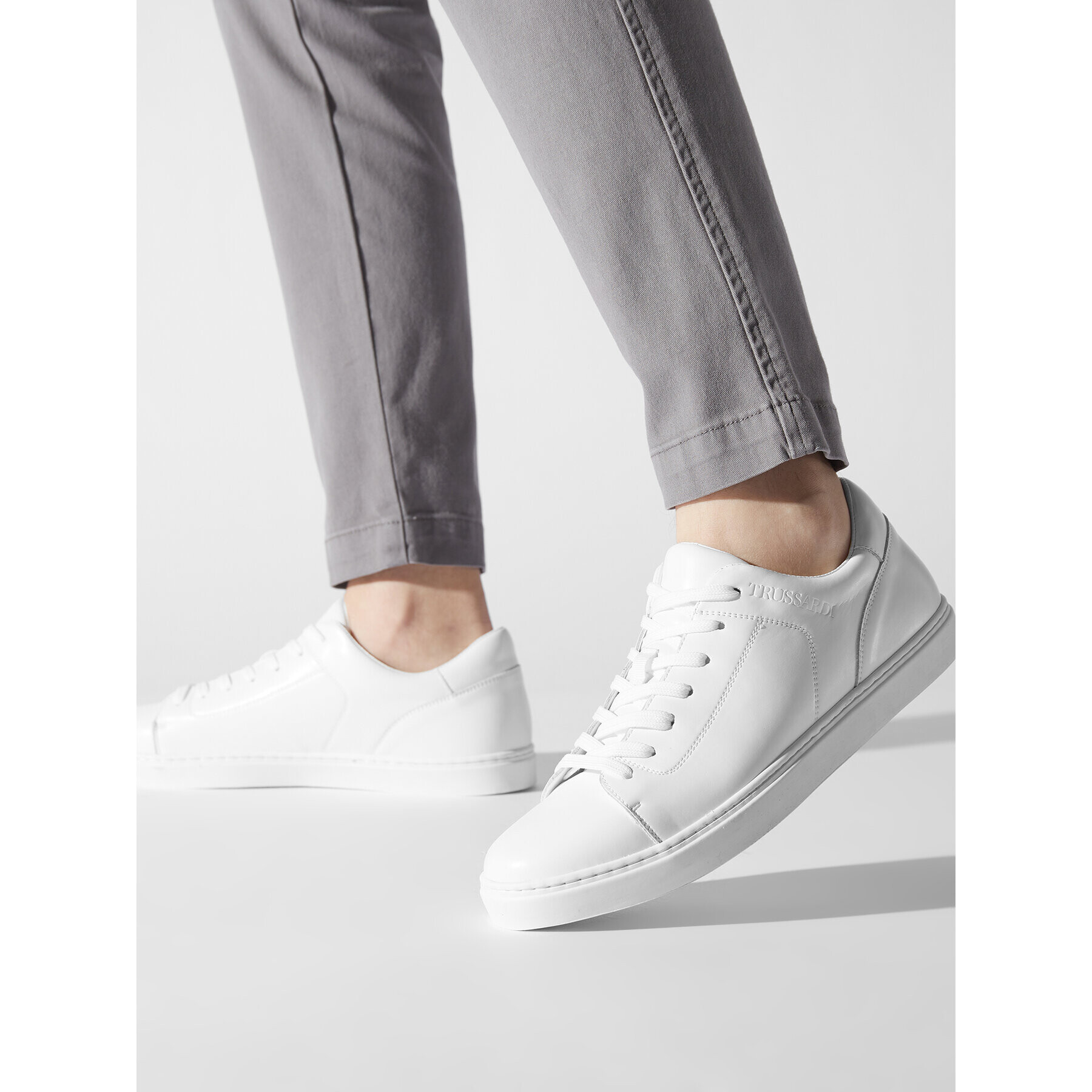 Trussardi Sneakers 77A00465 Alb - Pled.ro