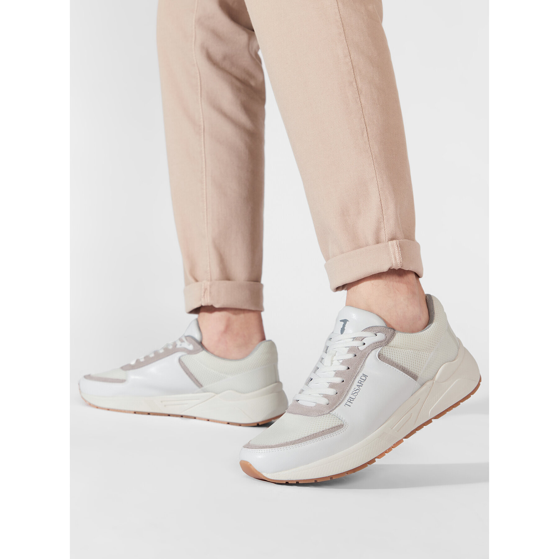 Trussardi Sneakers 77A00467 Alb - Pled.ro