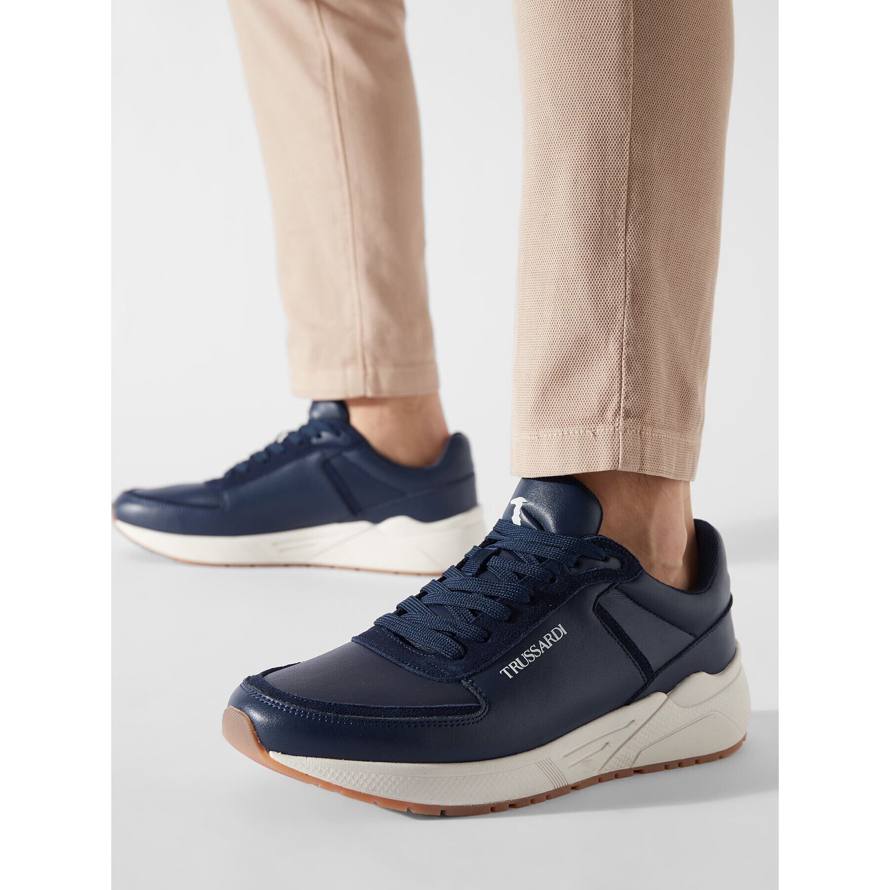 Trussardi Sneakers 77A00467 Bleumarin - Pled.ro