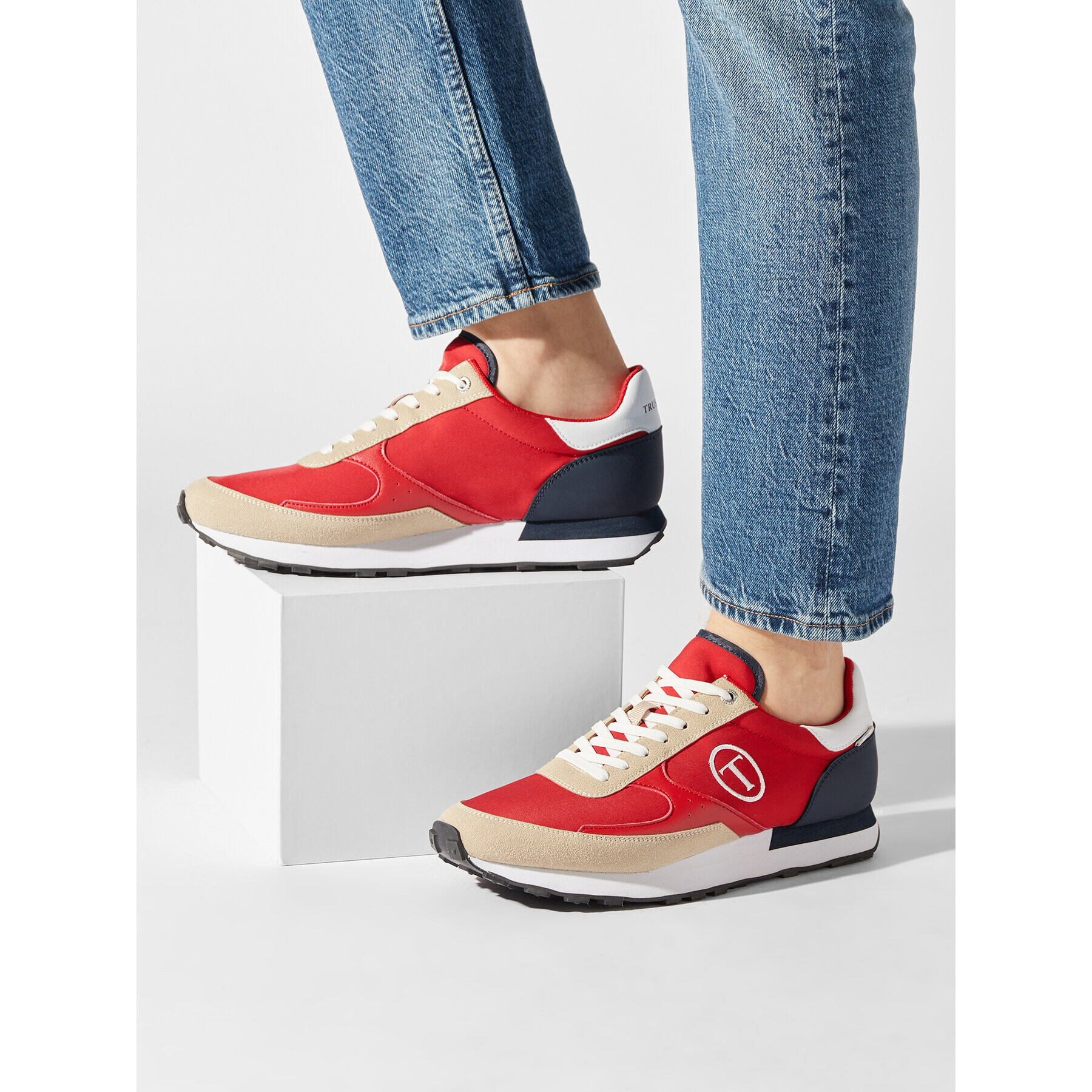 Trussardi Sneakers 77A00512 Roșu - Pled.ro