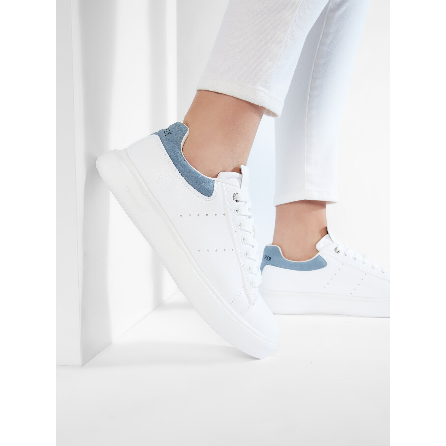 Trussardi Sneakers 79A00649 Alb - Pled.ro