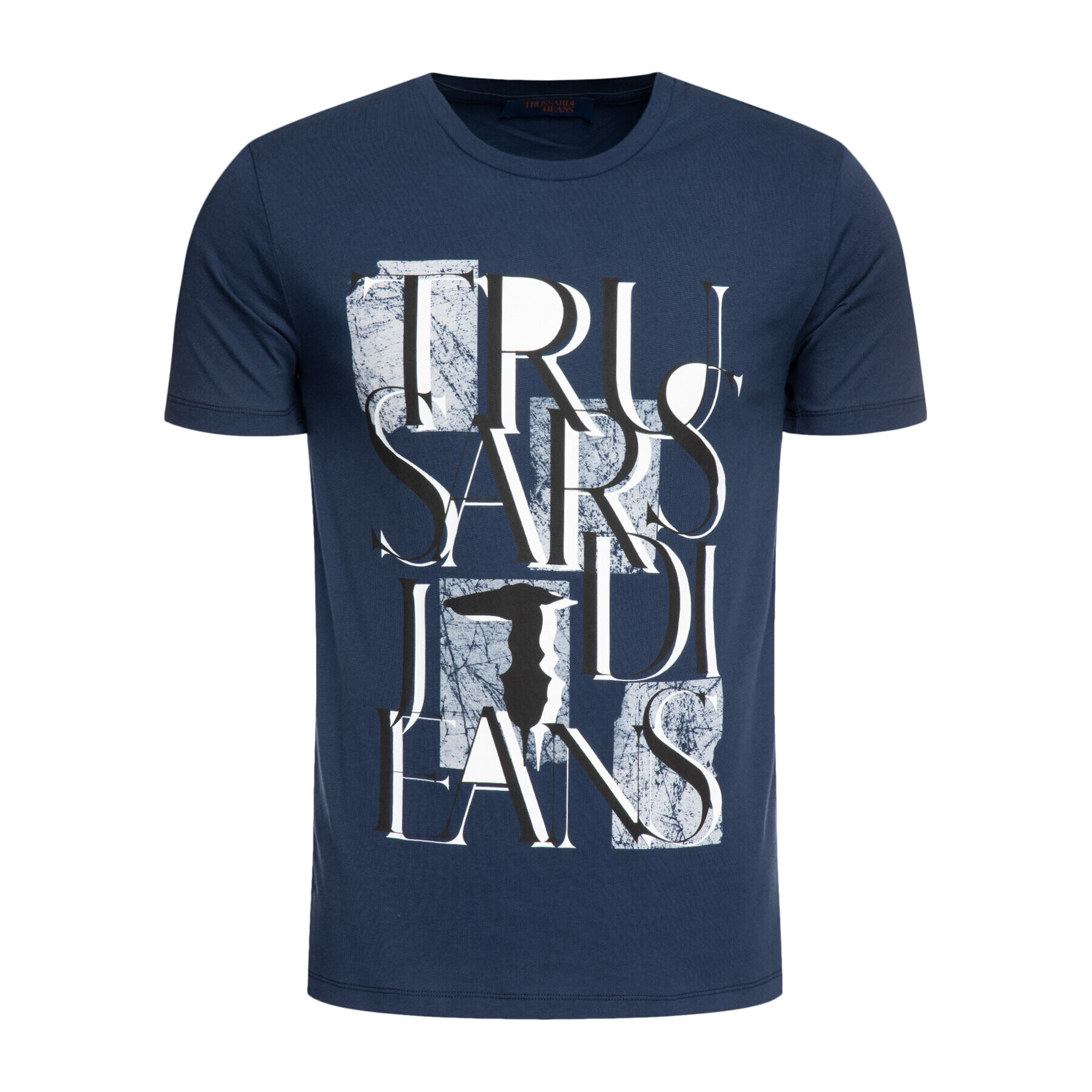 Trussardi Tricou 52T00276 Bleumarin Regular Fit - Pled.ro