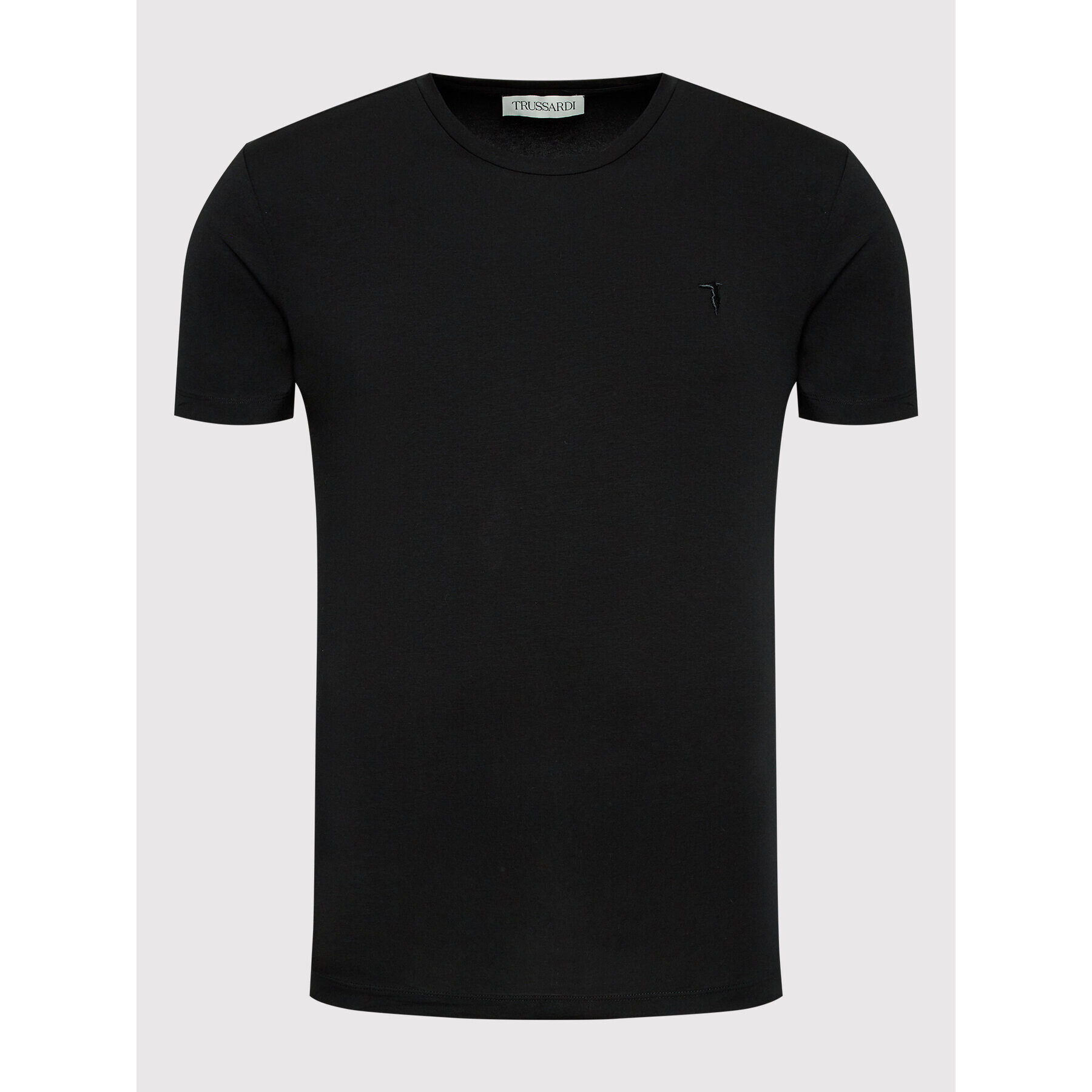 Trussardi Tricou 52T00652 Negru Slim Fit - Pled.ro