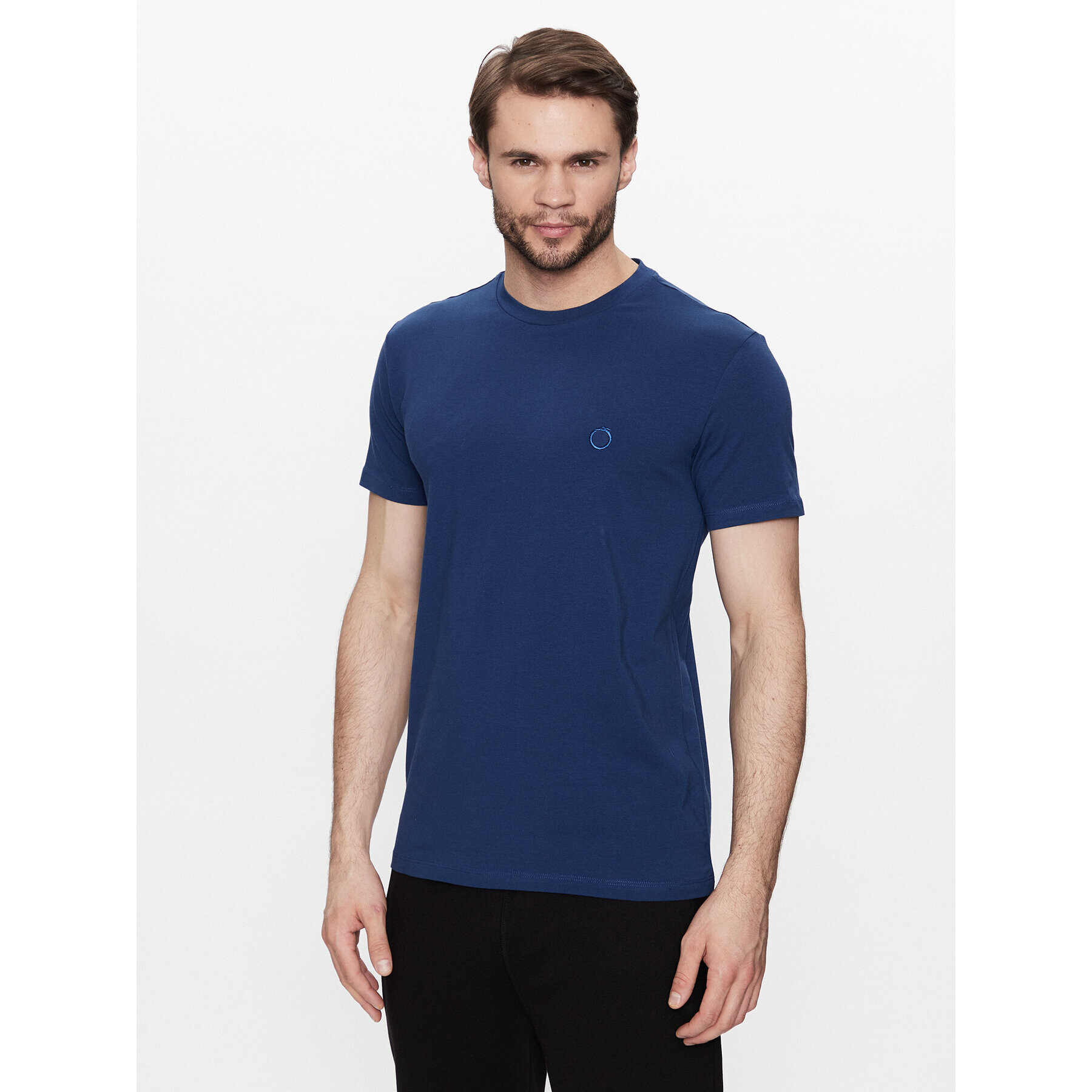 Trussardi Tricou 52T00715 Albastru Regular Fit - Pled.ro