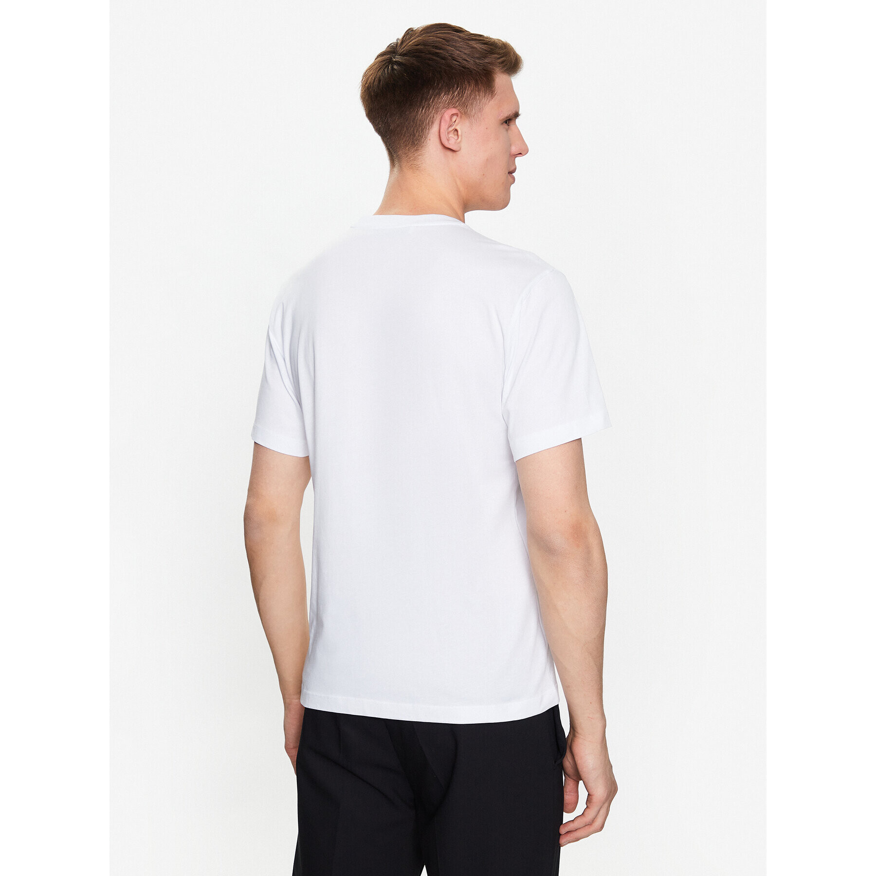 Trussardi Tricou 52T00724 Alb Regular Fit - Pled.ro