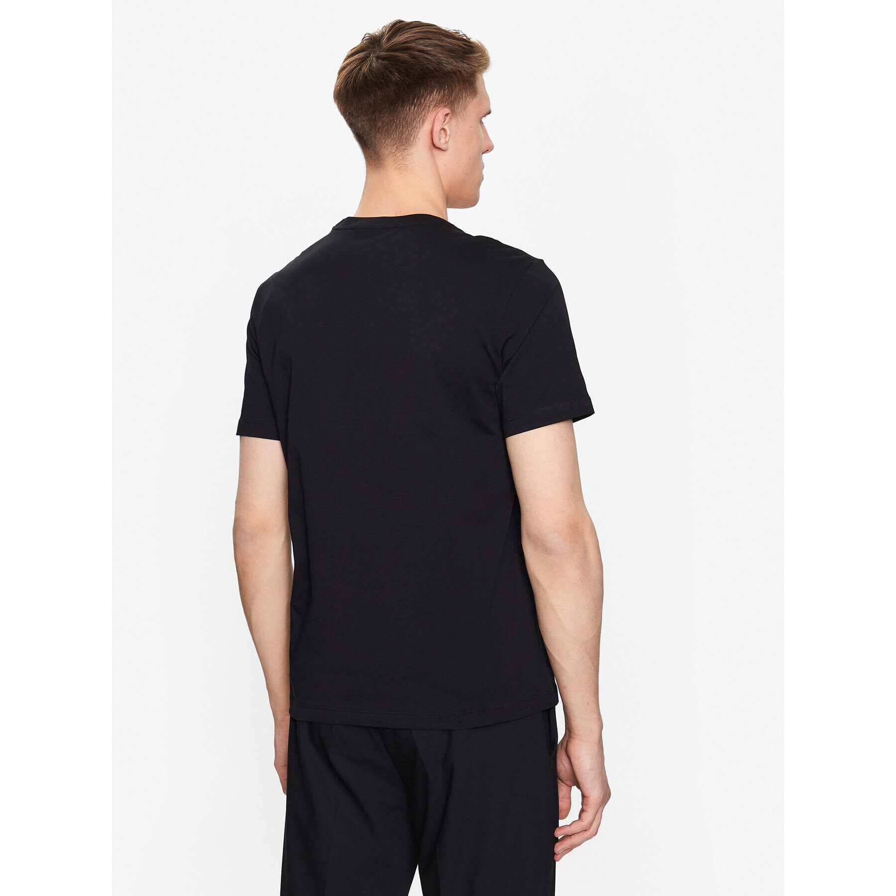 Trussardi Tricou 52T00726 Negru Regular Fit - Pled.ro