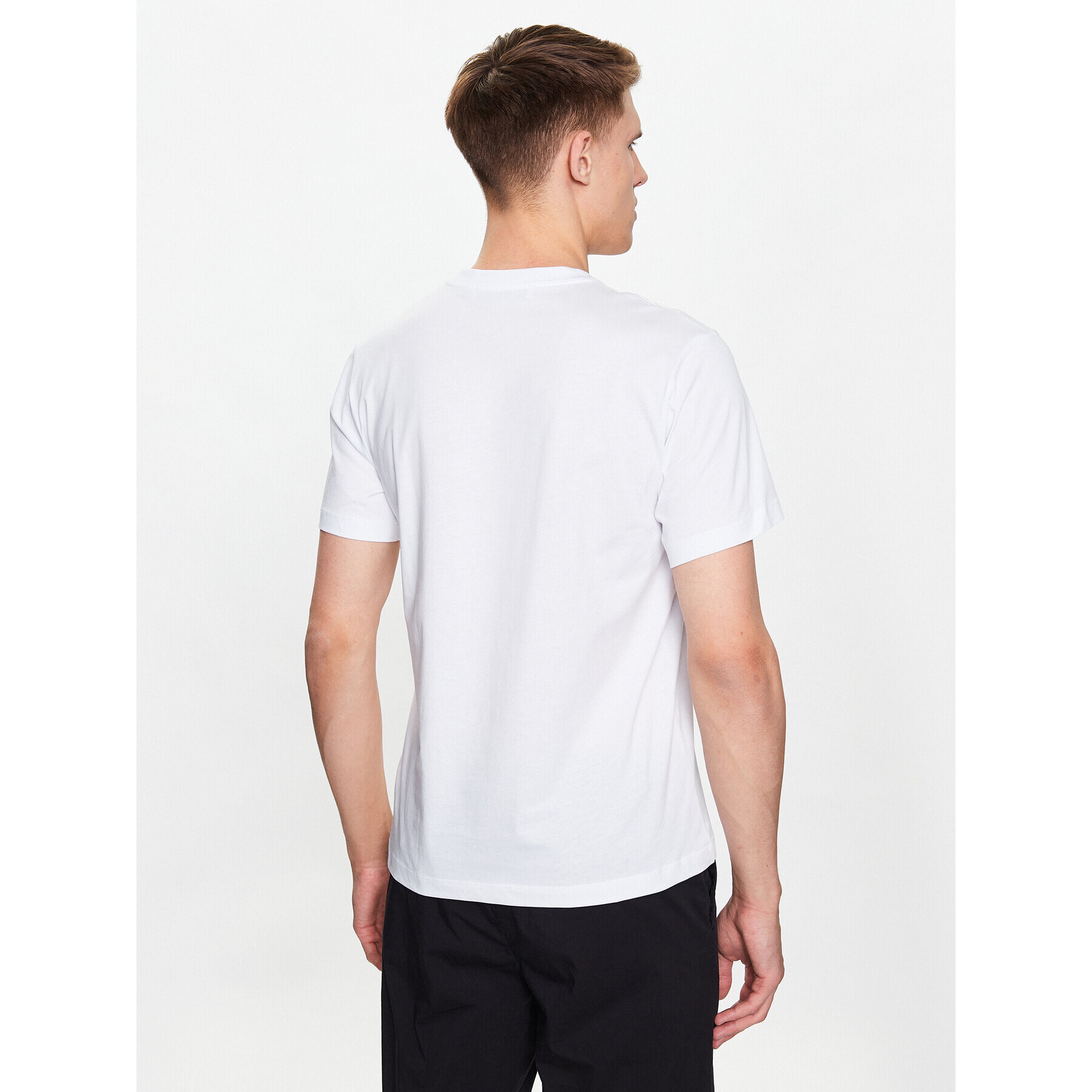 Trussardi Tricou 52T00735 Alb Regular Fit - Pled.ro