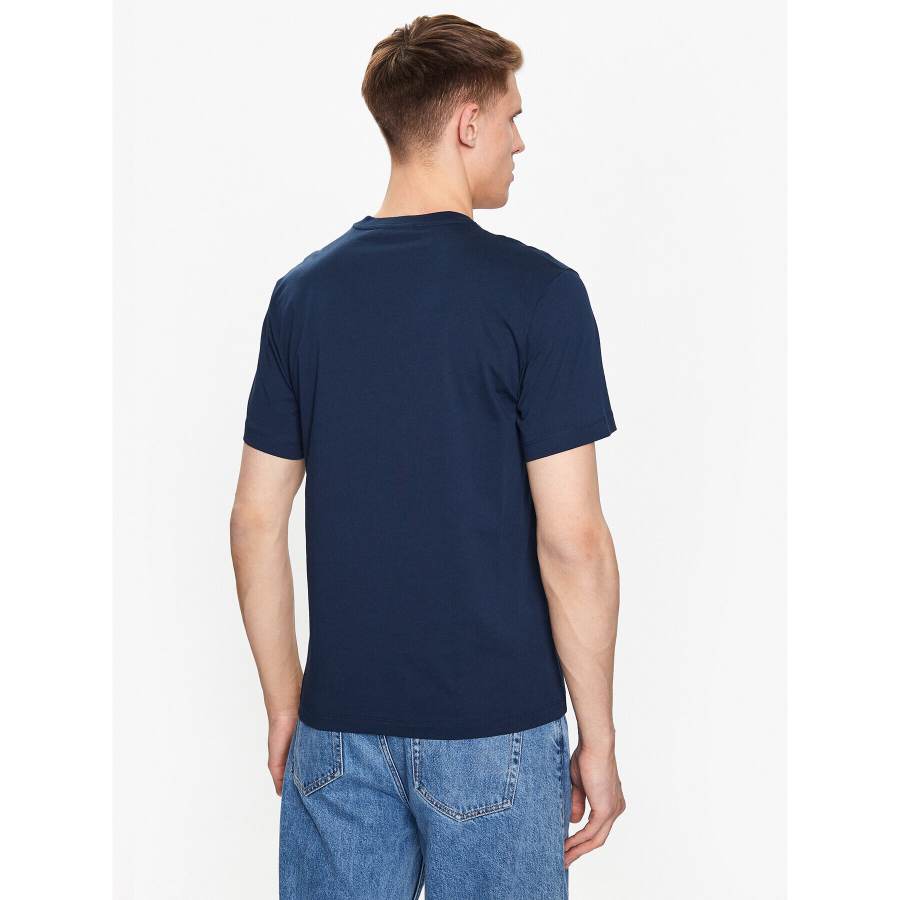 Trussardi Tricou 52T00735 Bleumarin Regular Fit - Pled.ro