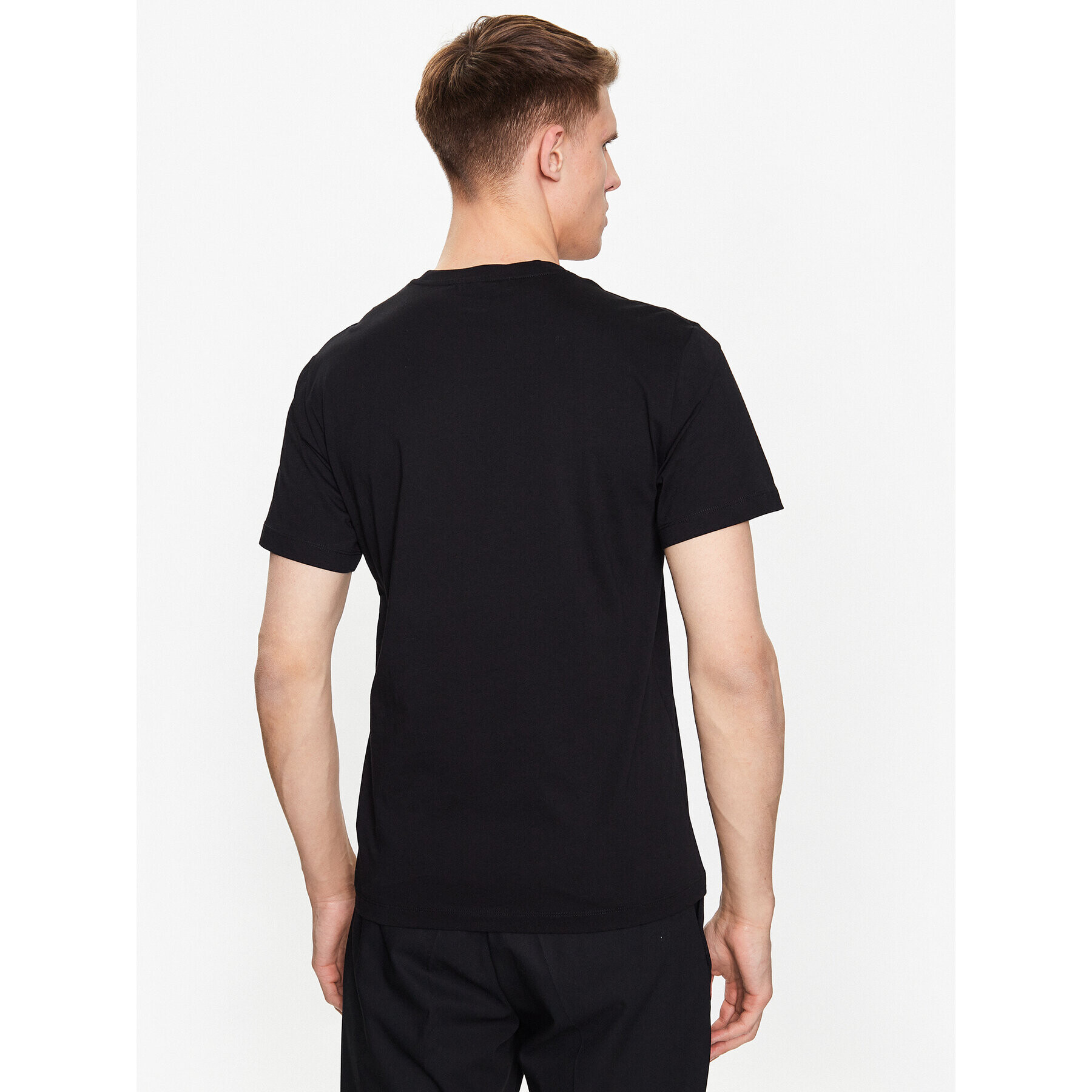 Trussardi Tricou 52T00740 Negru Regular Fit - Pled.ro