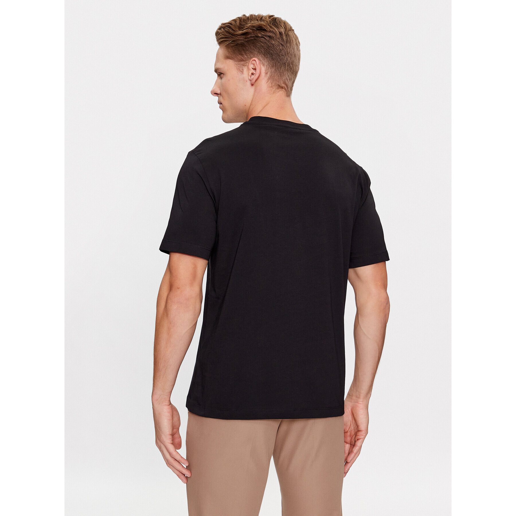 Trussardi Tricou 52T00768 Negru Regular Fit - Pled.ro