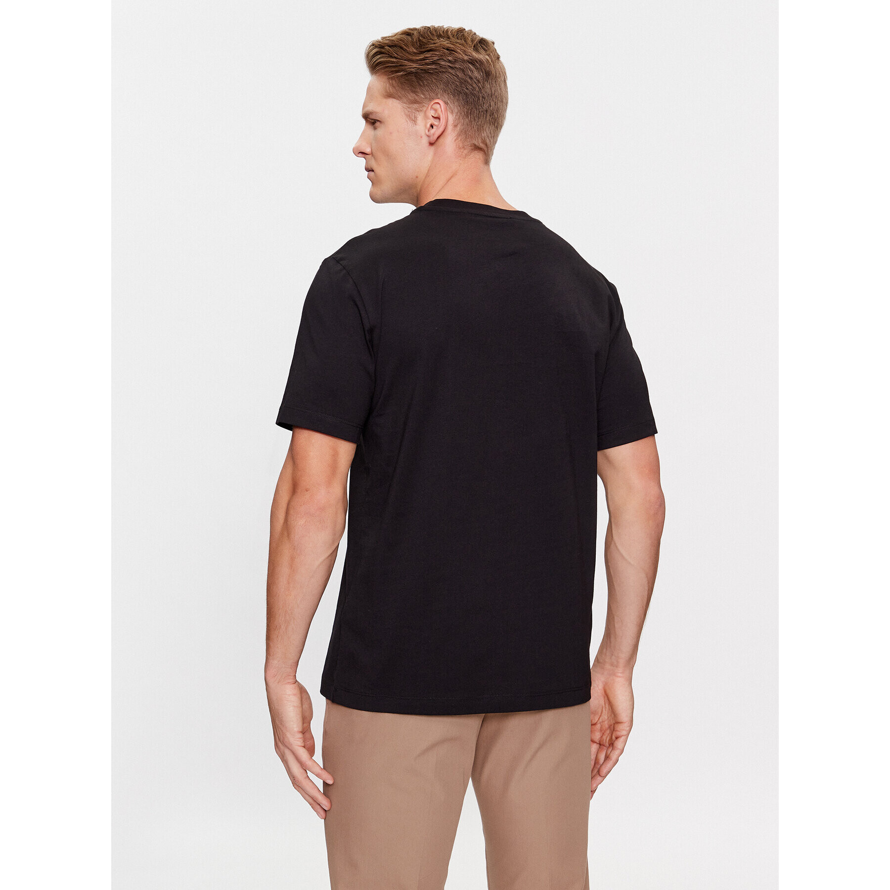 Trussardi Tricou 52T00776 Negru Regular Fit - Pled.ro