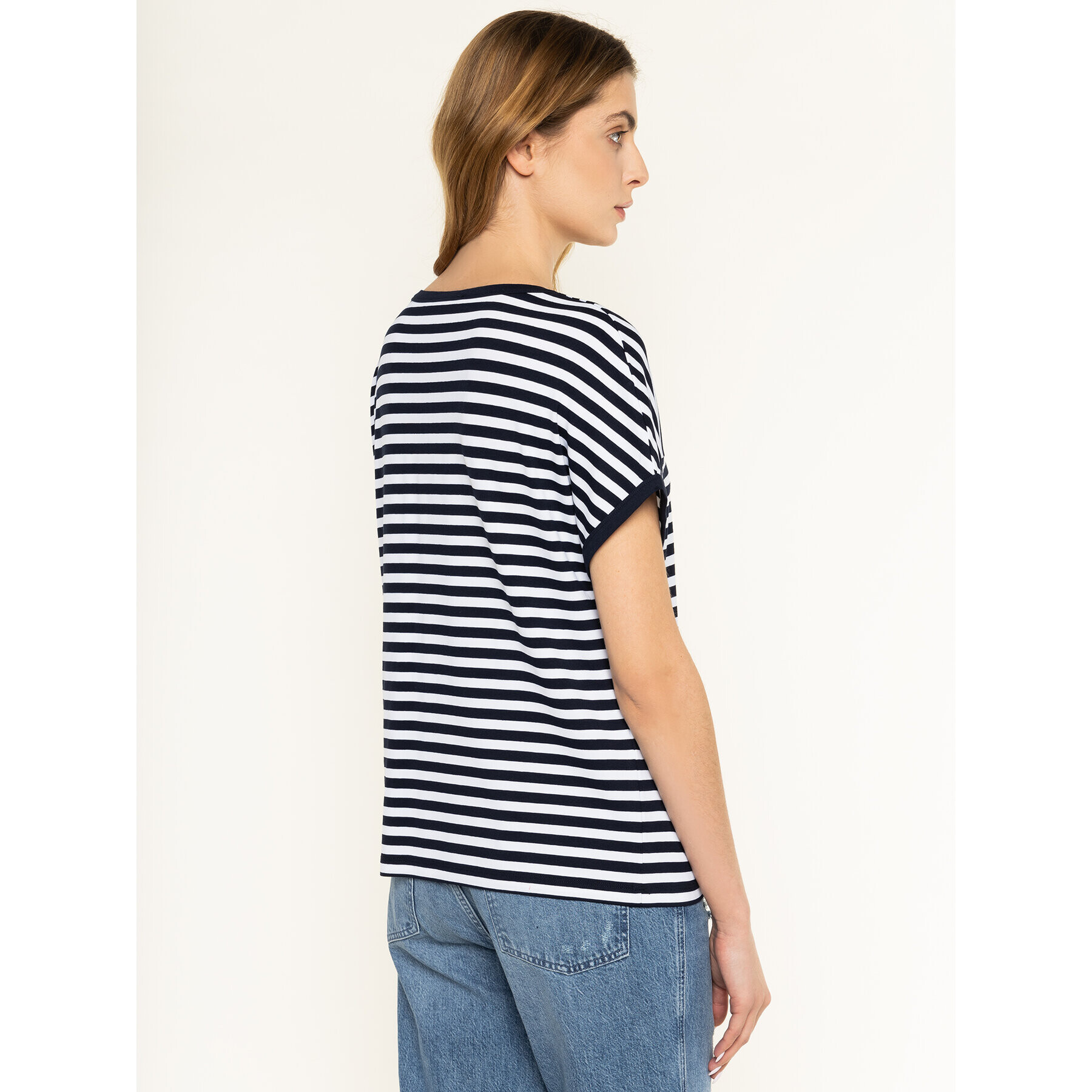 Trussardi Tricou 56T00236 Bleumarin Regular Fit - Pled.ro