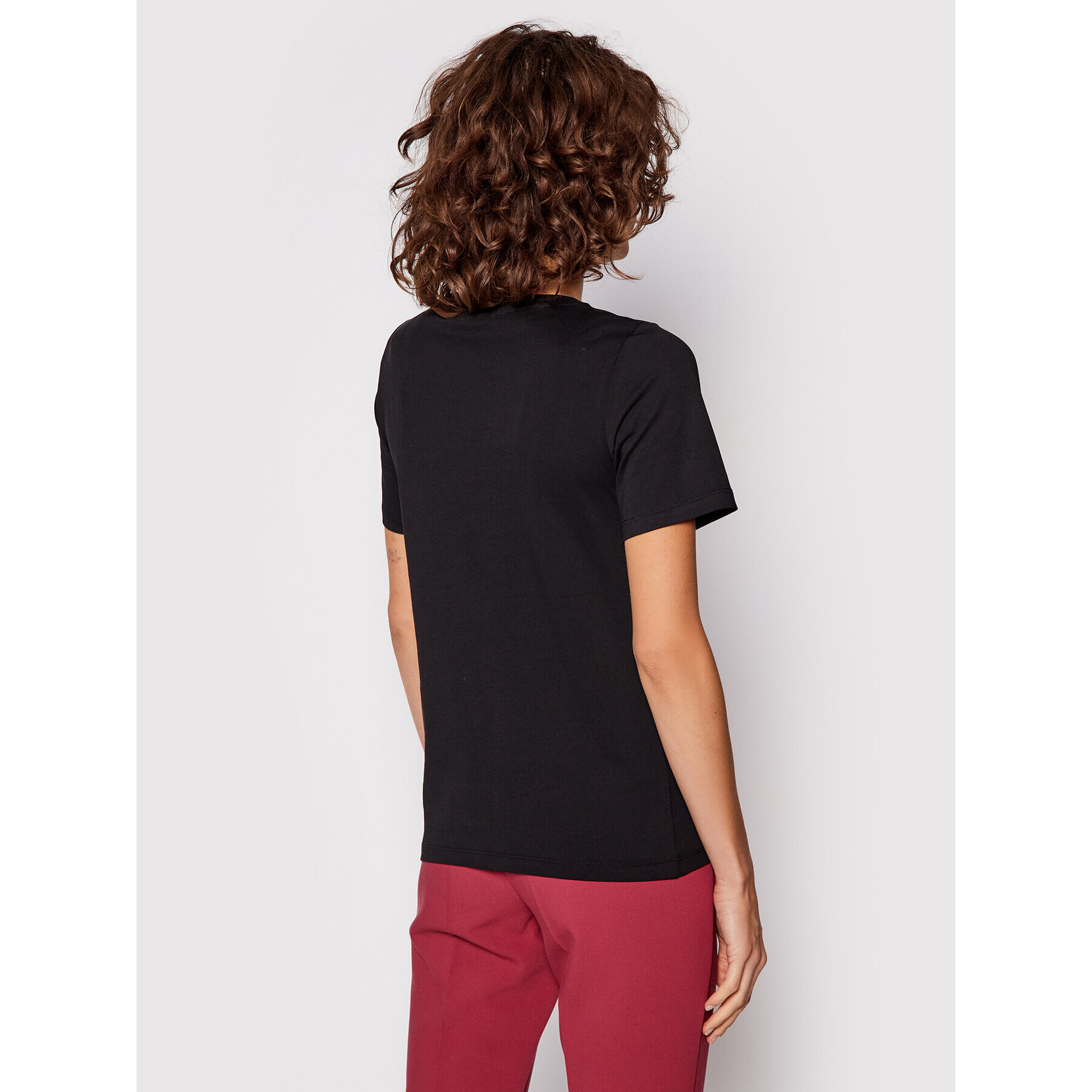 Trussardi Tricou 56T00424 Negru Regular Fit - Pled.ro