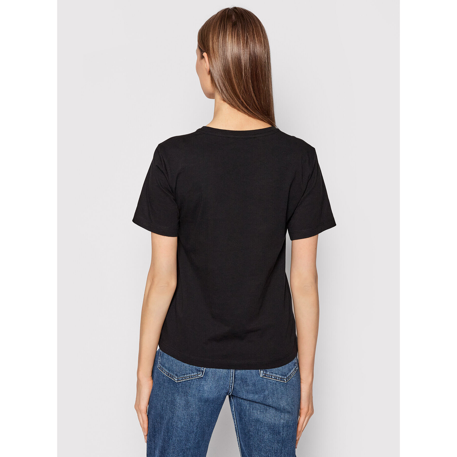 Trussardi Tricou 56T00474 Negru Regular Fit - Pled.ro