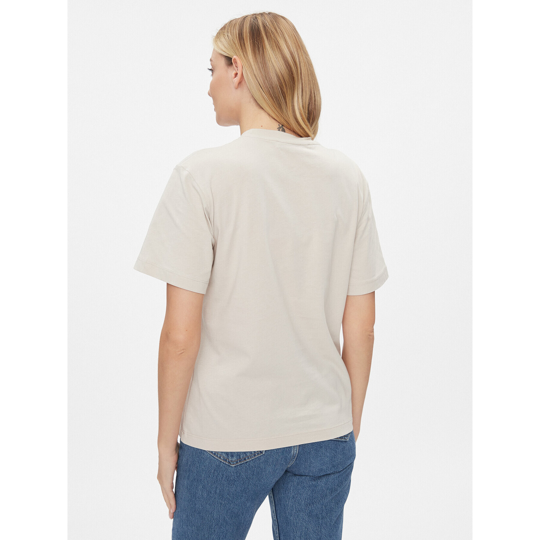 Trussardi Tricou 56T00592 Bej Regular Fit - Pled.ro