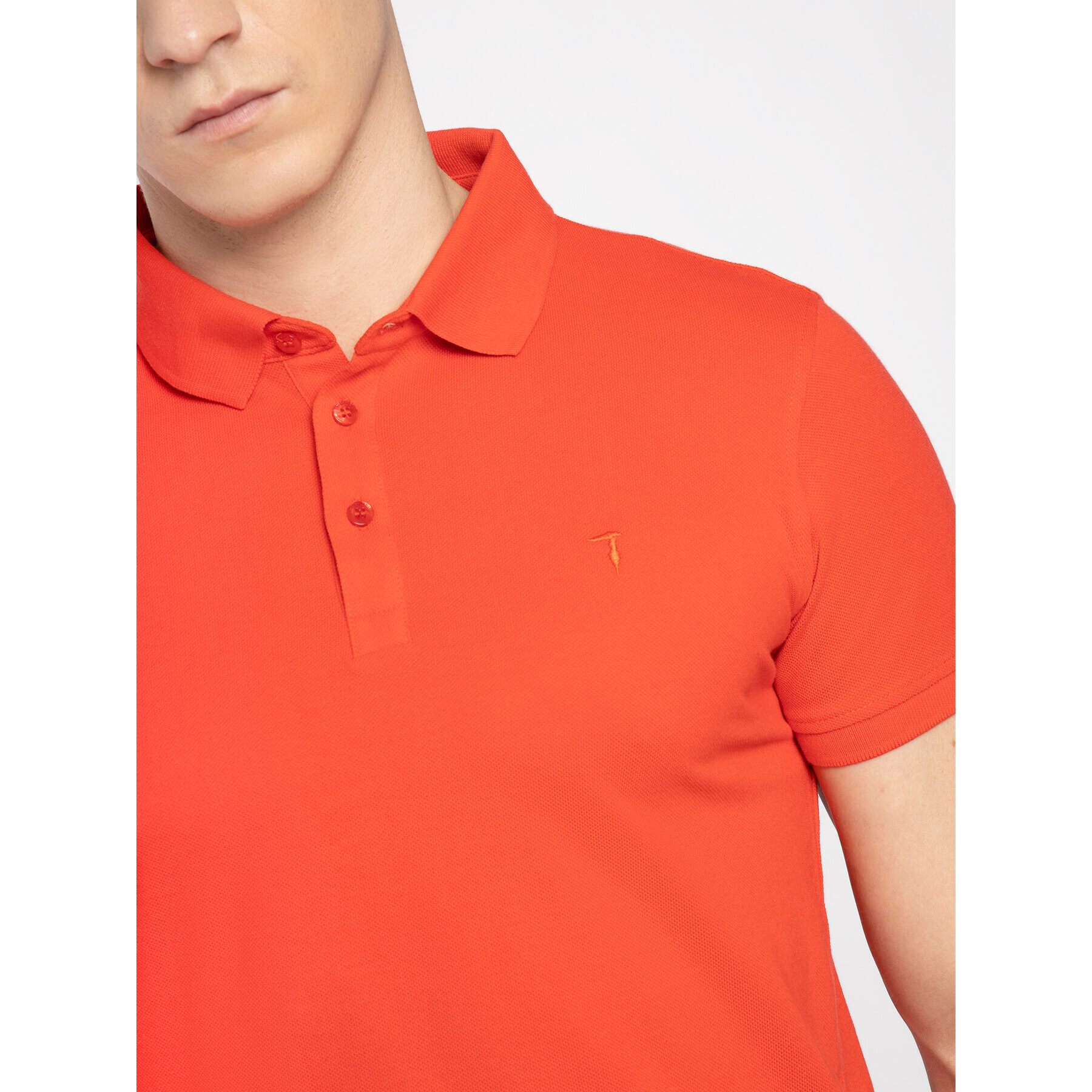 Trussardi Tricou polo 52T00349 Roșu Regular Fit - Pled.ro