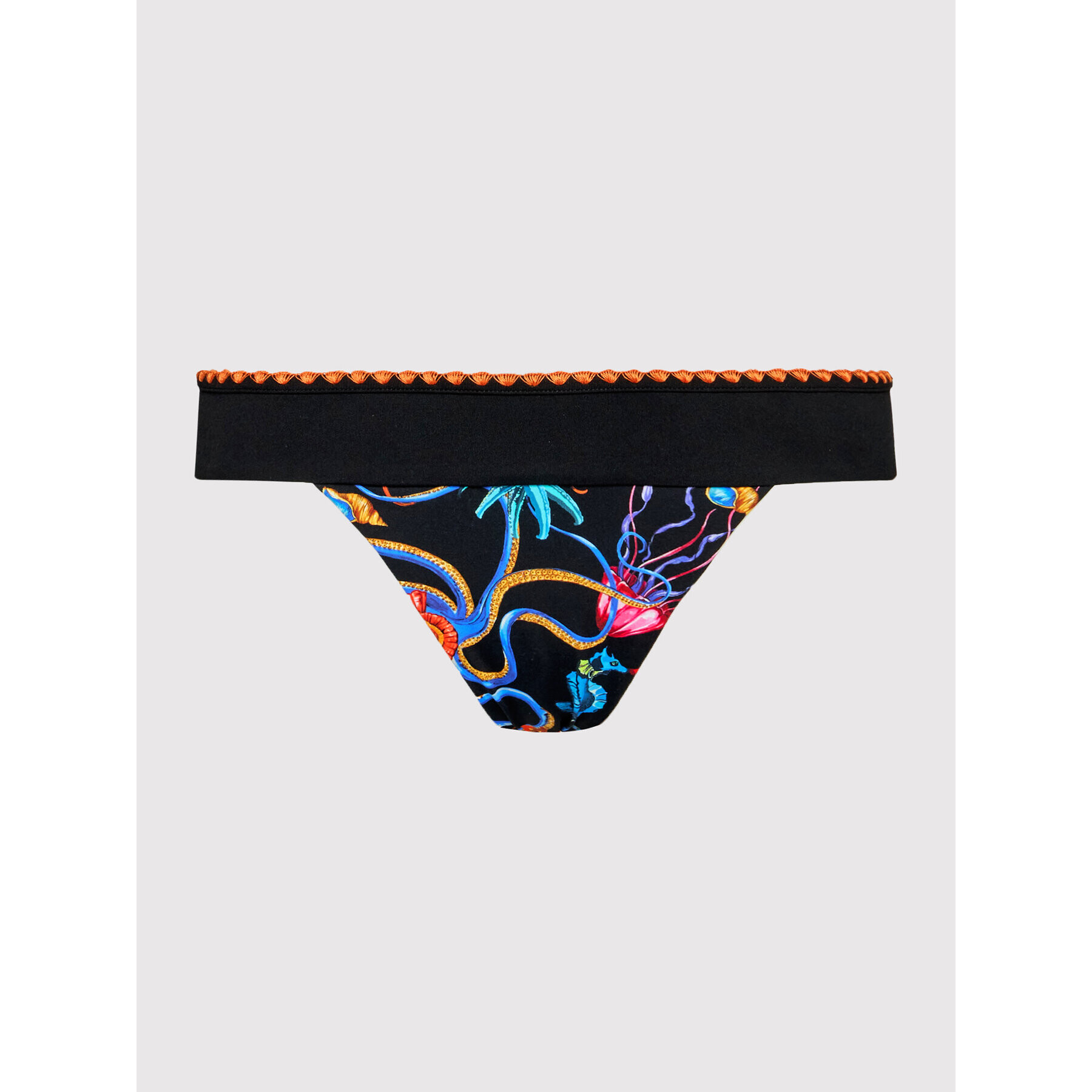 TWINSET Bikini partea de jos 221LBMA00 Negru - Pled.ro