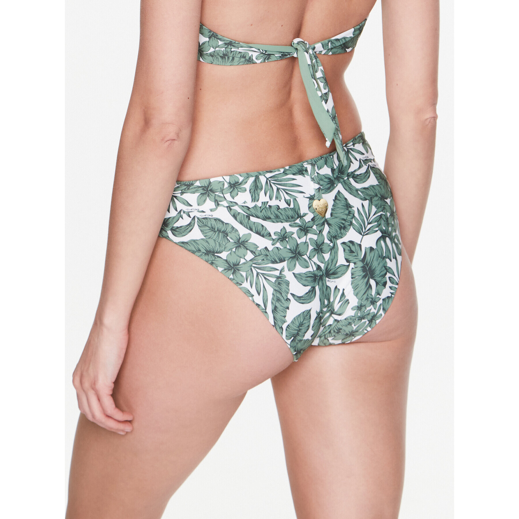 TWINSET Bikini partea de jos 231LMMB66 Verde - Pled.ro