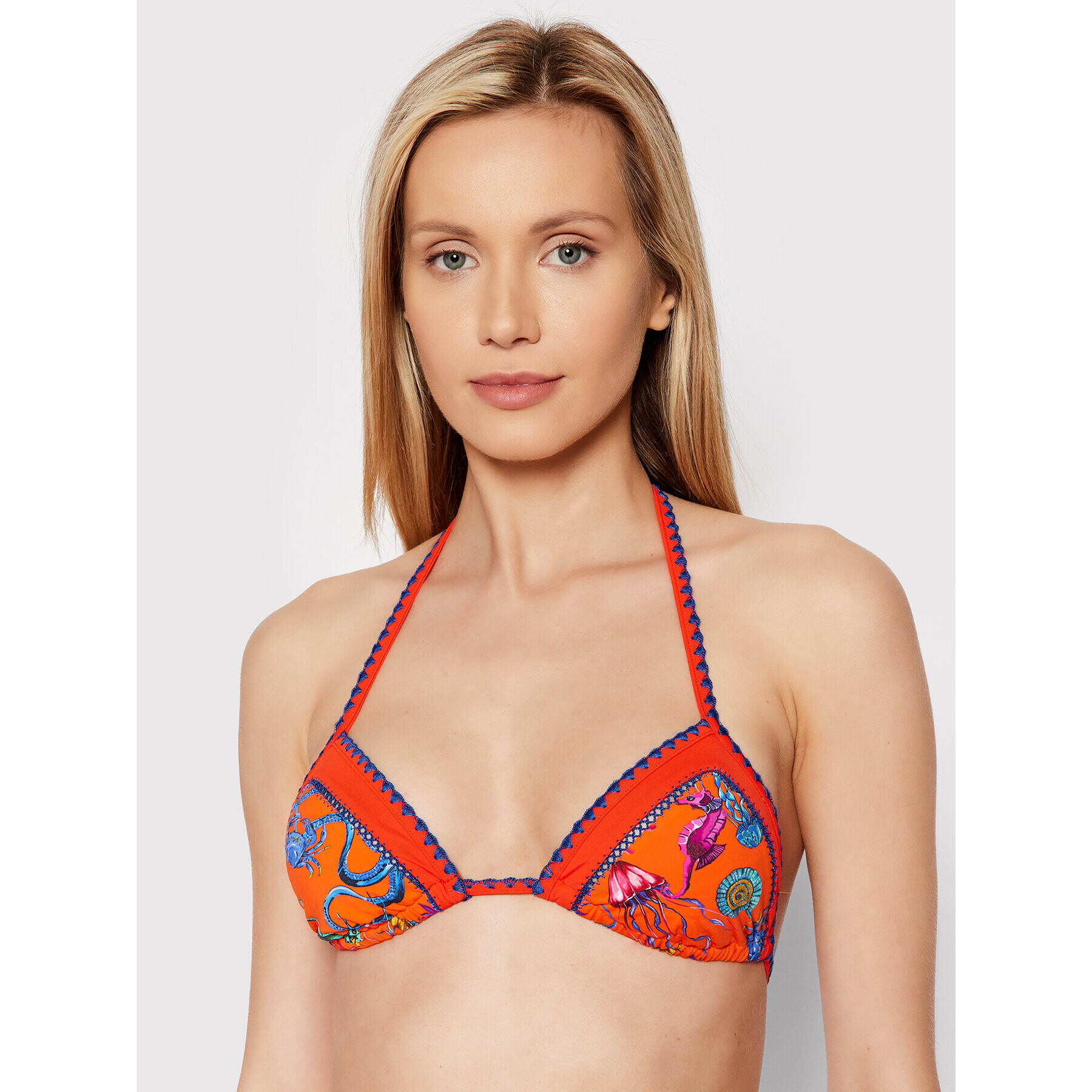 TWINSET Bikini partea de sus 221LBMA22 Portocaliu - Pled.ro