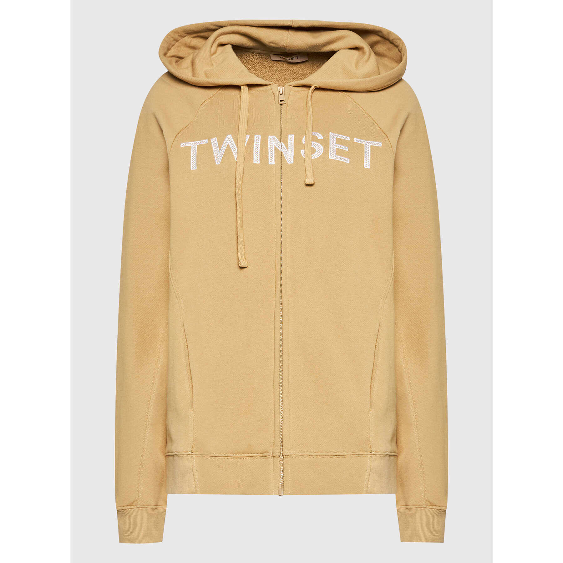 TWINSET Bluză 221TP2160 Bej Loose Fit - Pled.ro