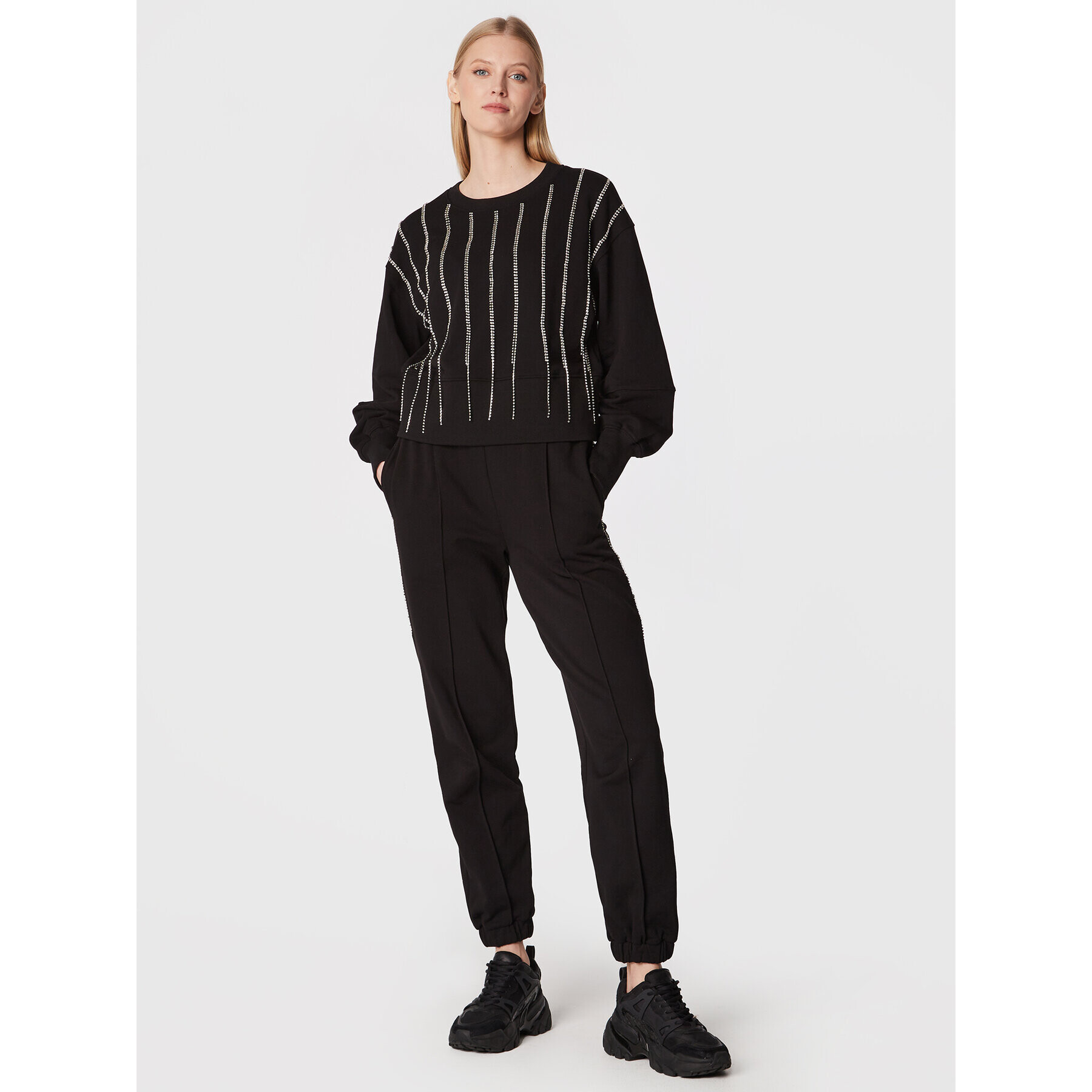 TWINSET Bluză 222AP2590 Negru Regular Fit - Pled.ro