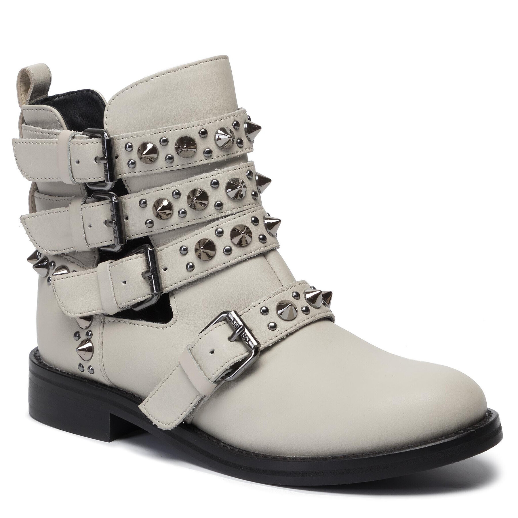 TWINSET Botine Biker 192TCP01U Gri - Pled.ro