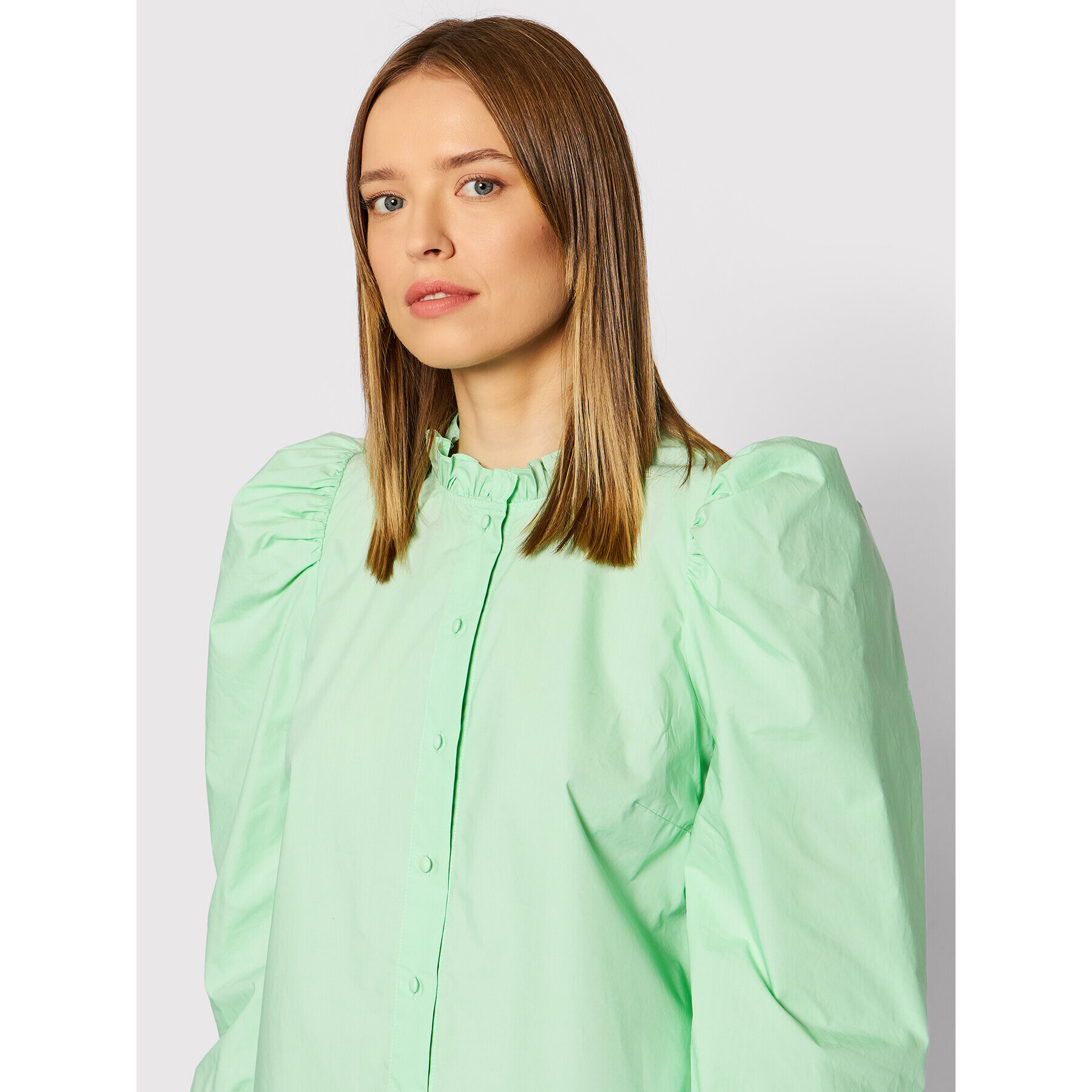 TWINSET Cămașă 221TP2520 Verde Regular Fit - Pled.ro