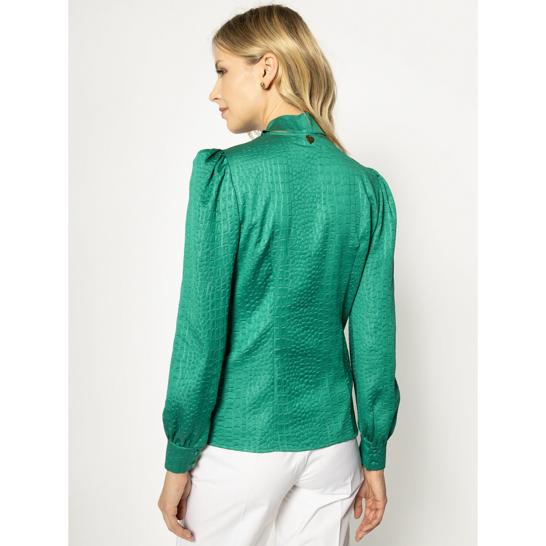 TWINSET Cămașă 201TP2320 Verde Regular Fit - Pled.ro