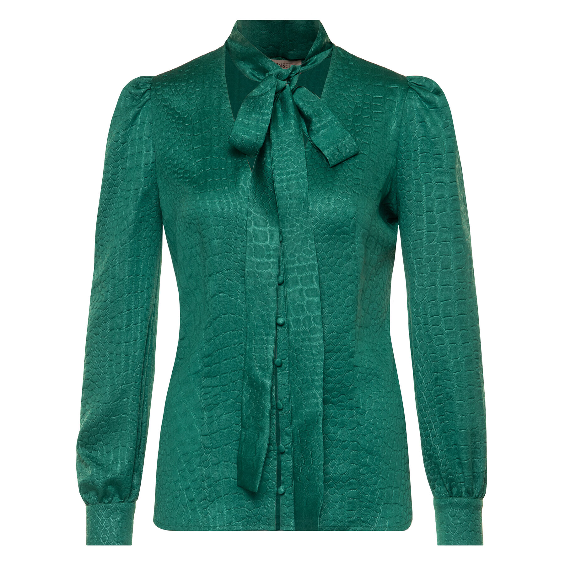 TWINSET Cămașă 201TP2320 Verde Regular Fit - Pled.ro