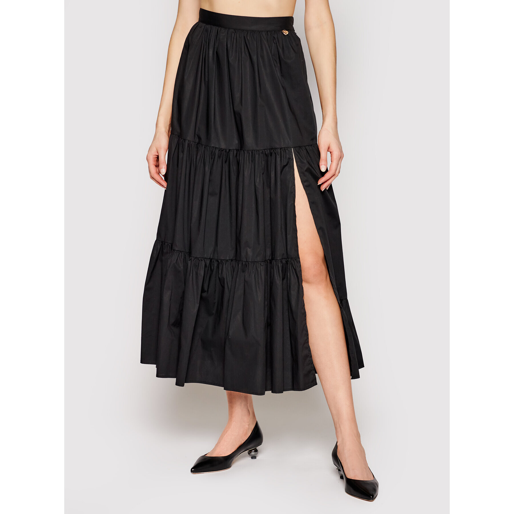 TWINSET Fustă maxi 211TT245D Negru Regular Fit - Pled.ro