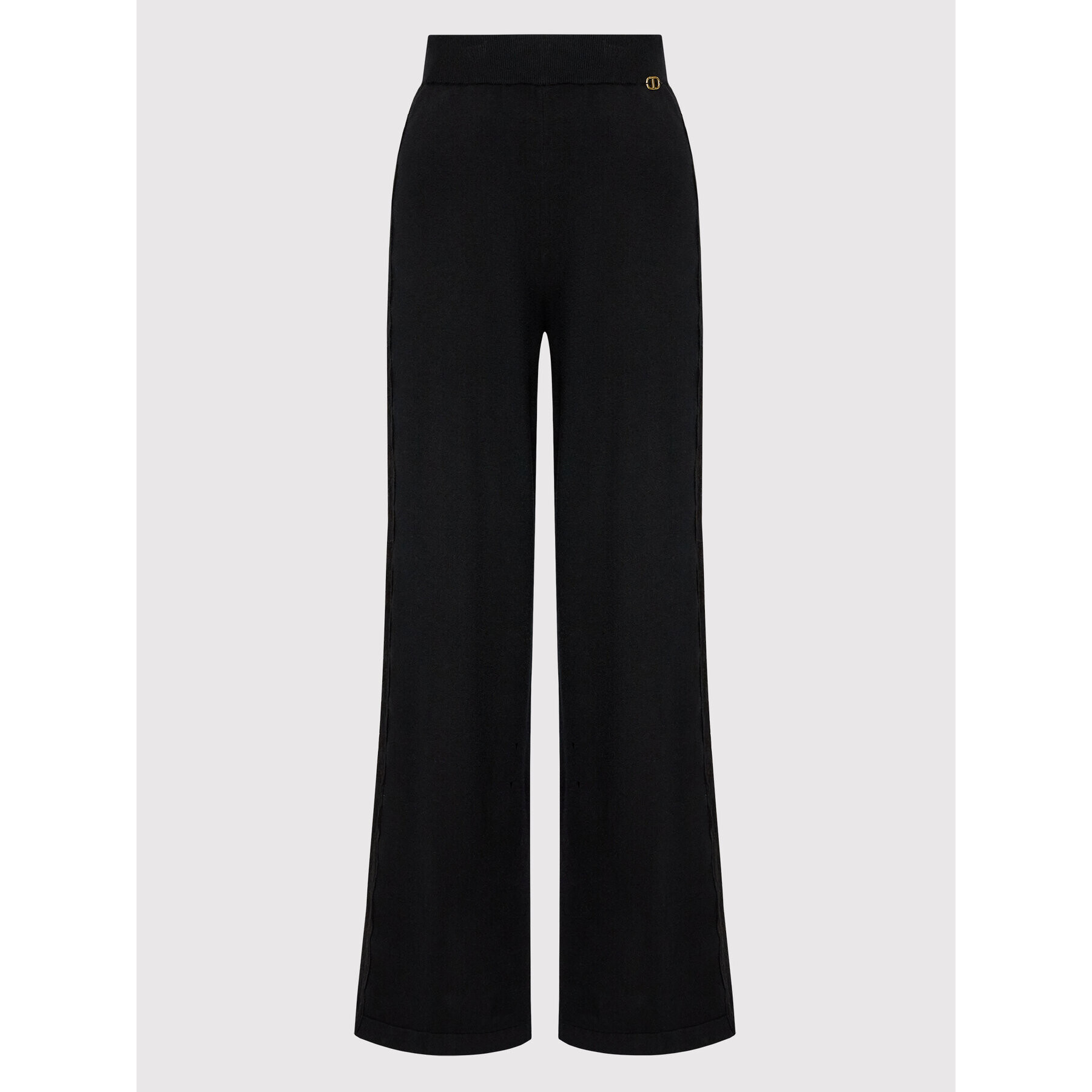 TWINSET Pantaloni din material 222TP3363 Negru Relaxed Fit - Pled.ro