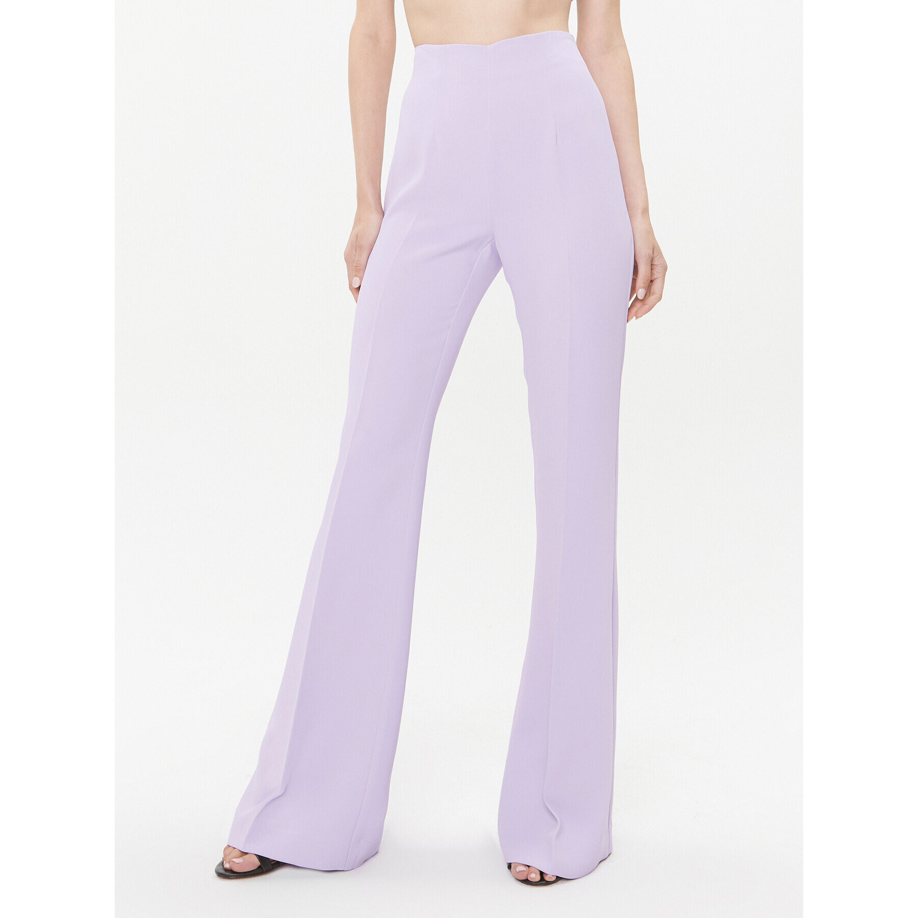 TWINSET Pantaloni din material 232TP2053 Violet Regular Fit - Pled.ro