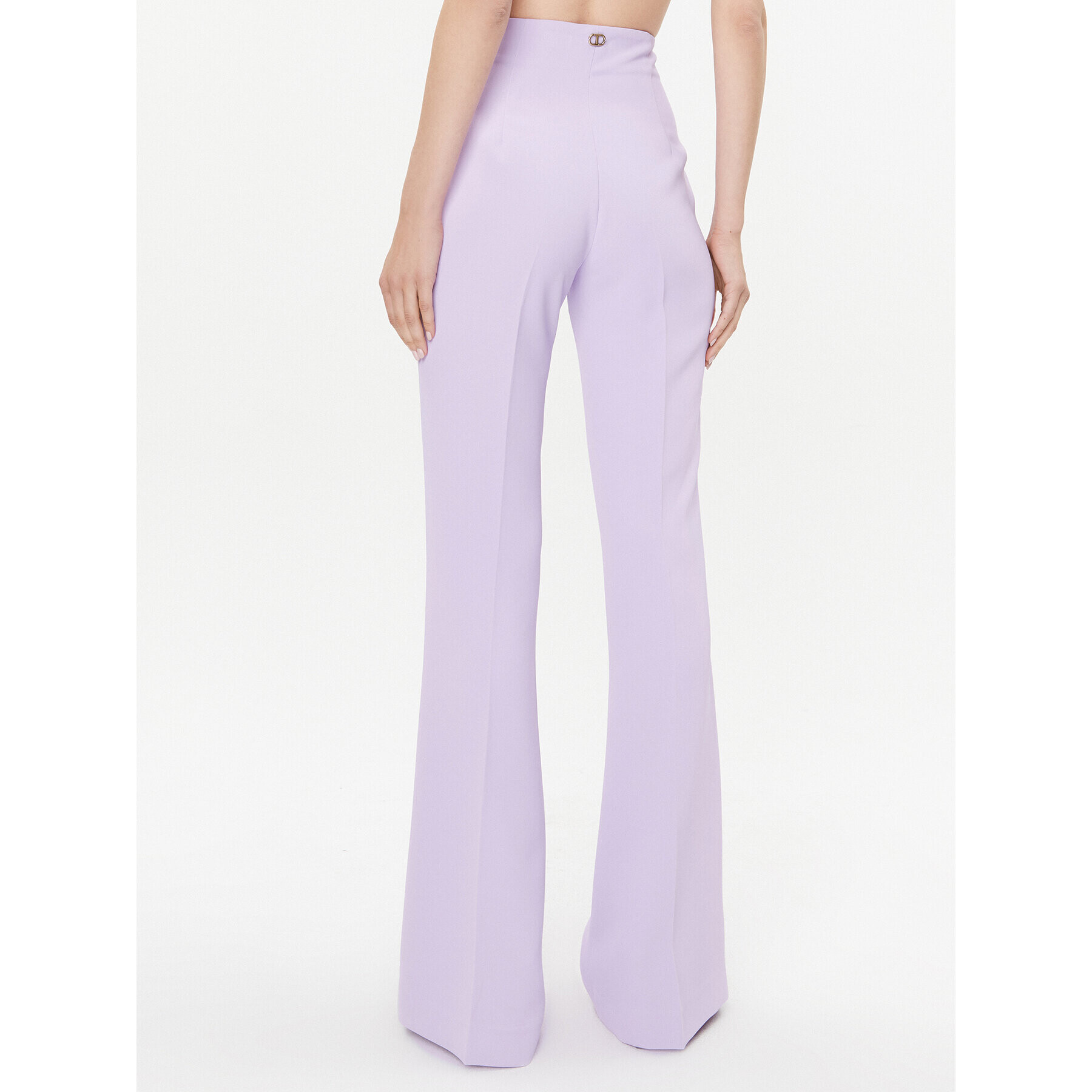 TWINSET Pantaloni din material 232TP2053 Violet Regular Fit - Pled.ro