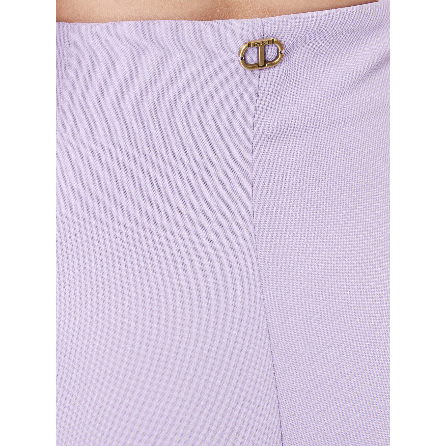 TWINSET Pantaloni din material 232TP2053 Violet Regular Fit - Pled.ro