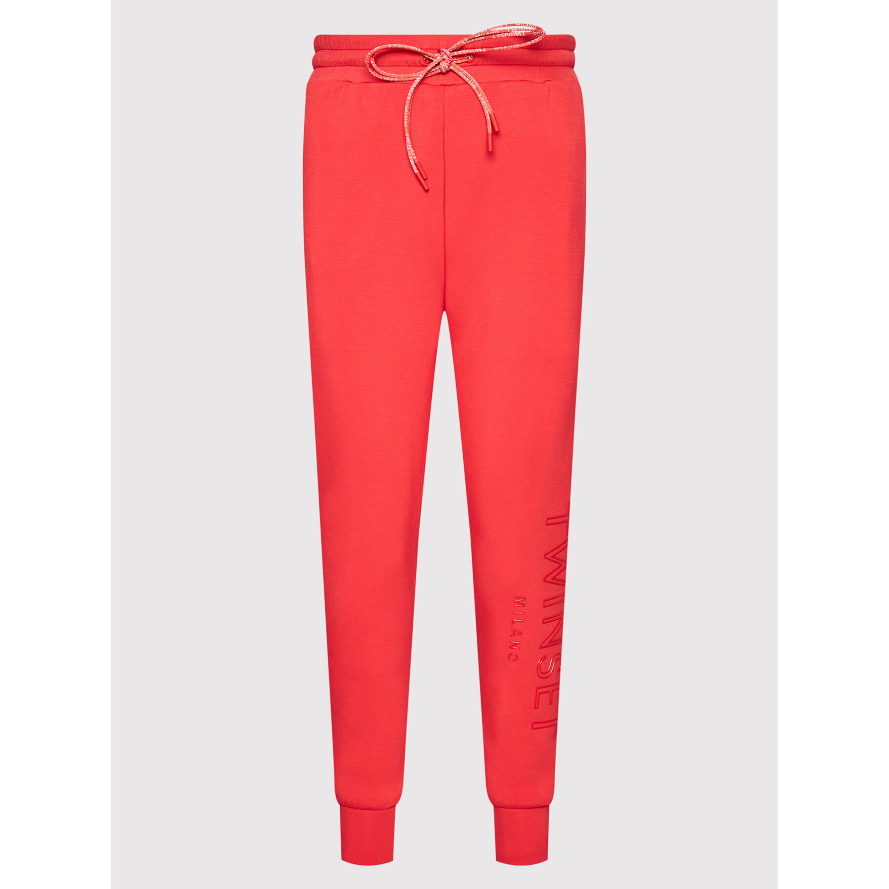 TWINSET Pantaloni trening 212TT2091 Roșu Regular Fit - Pled.ro