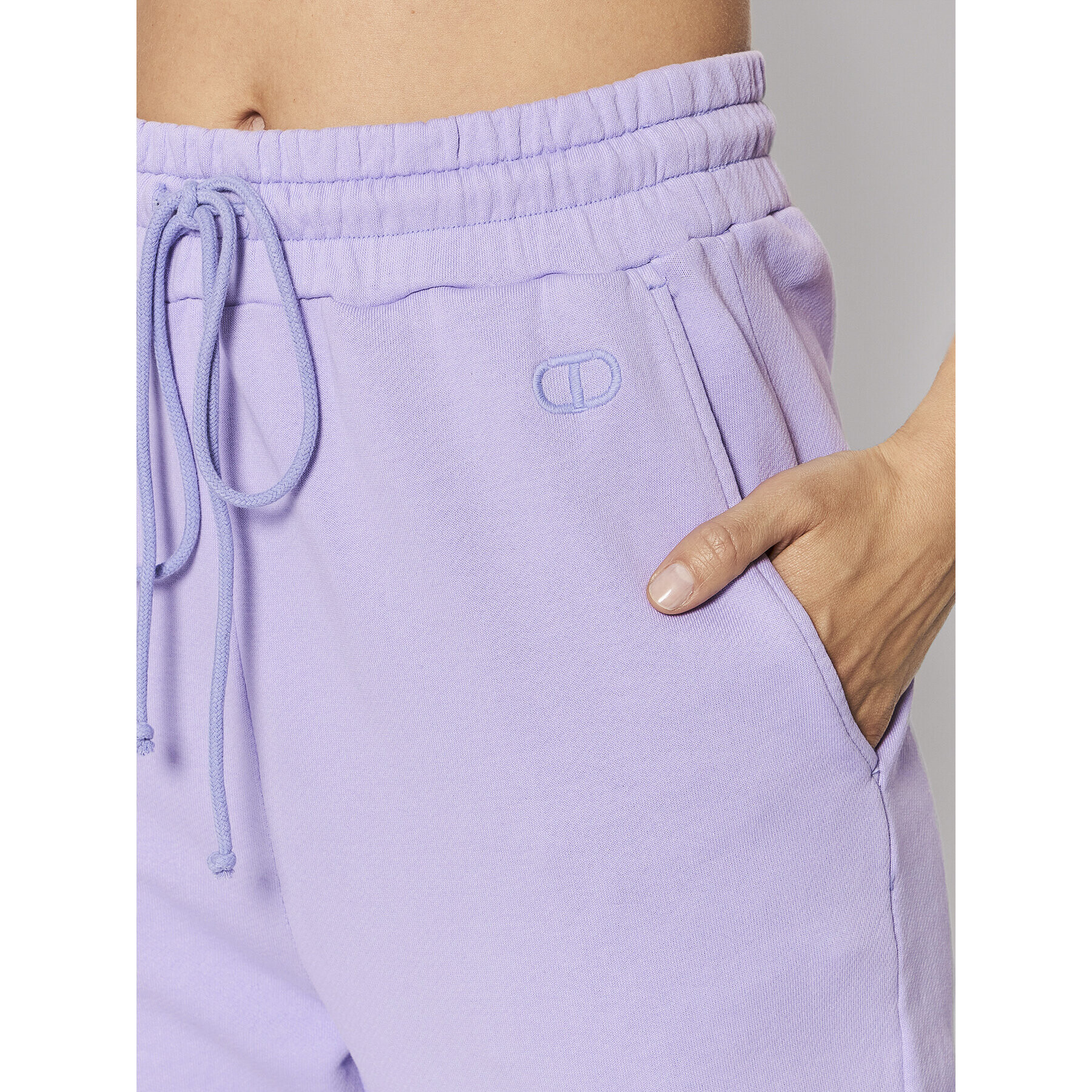 TWINSET Pantaloni trening 221TT2381 Violet Regular Fit - Pled.ro