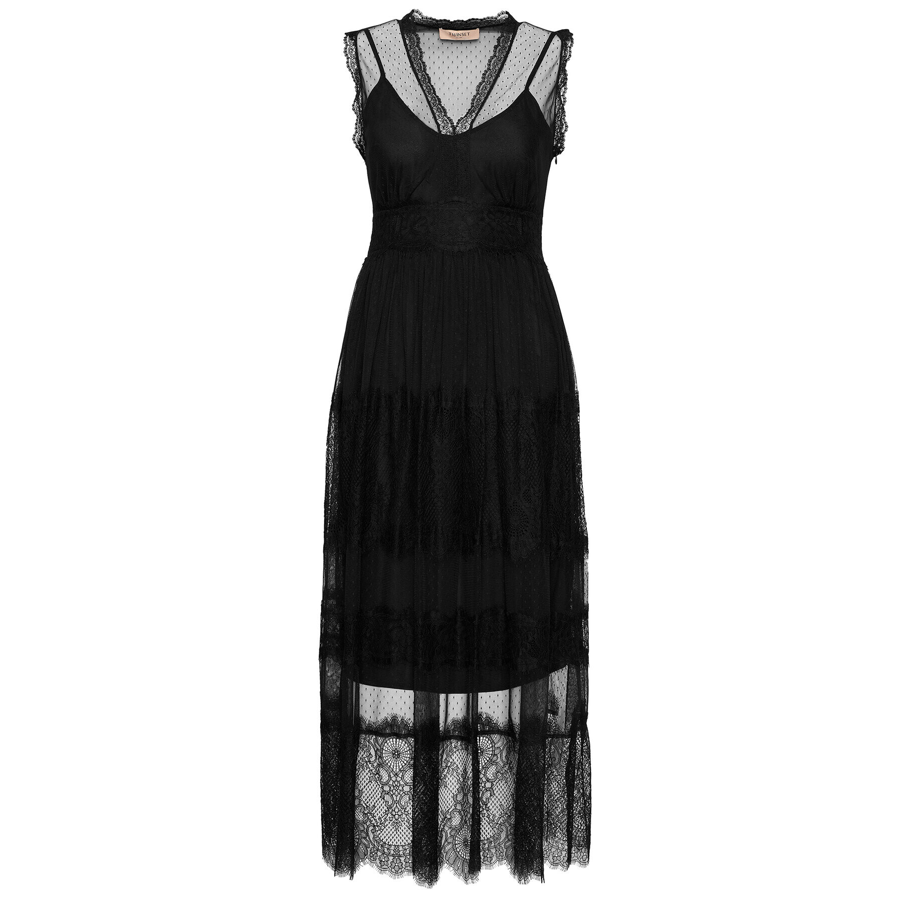 TWINSET Rochie cocktail 202TP2202 Negru Regular Fit - Pled.ro