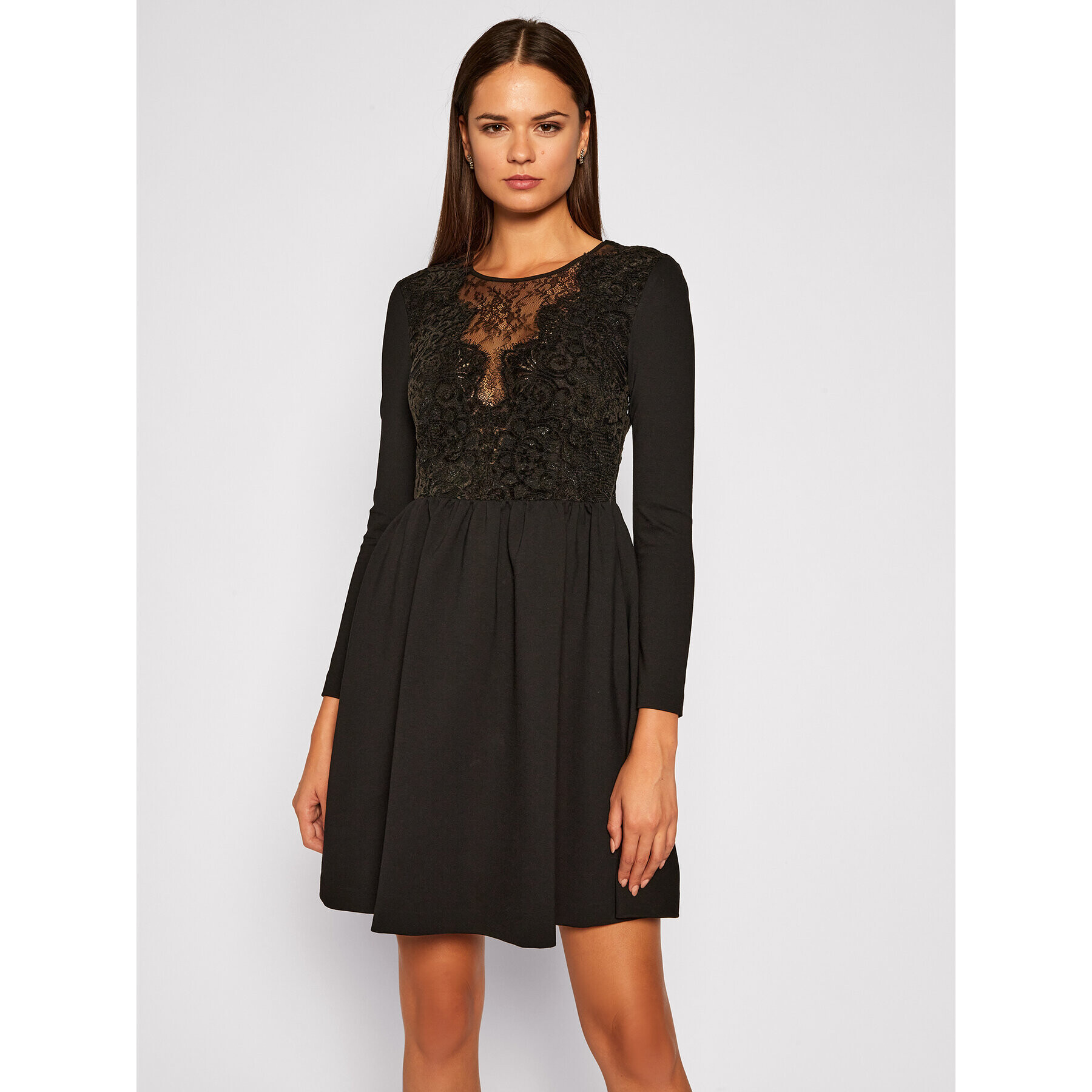 TWINSET Rochie cocktail 202TT2285 Negru Regular Fit - Pled.ro