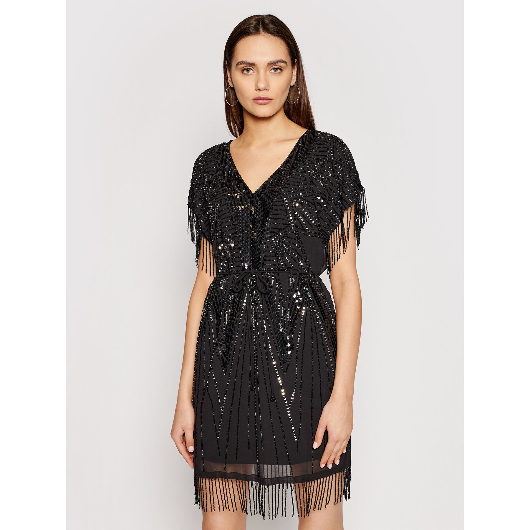 TWINSET Rochie cocktail 211TT2621 Negru Regular Fit - Pled.ro