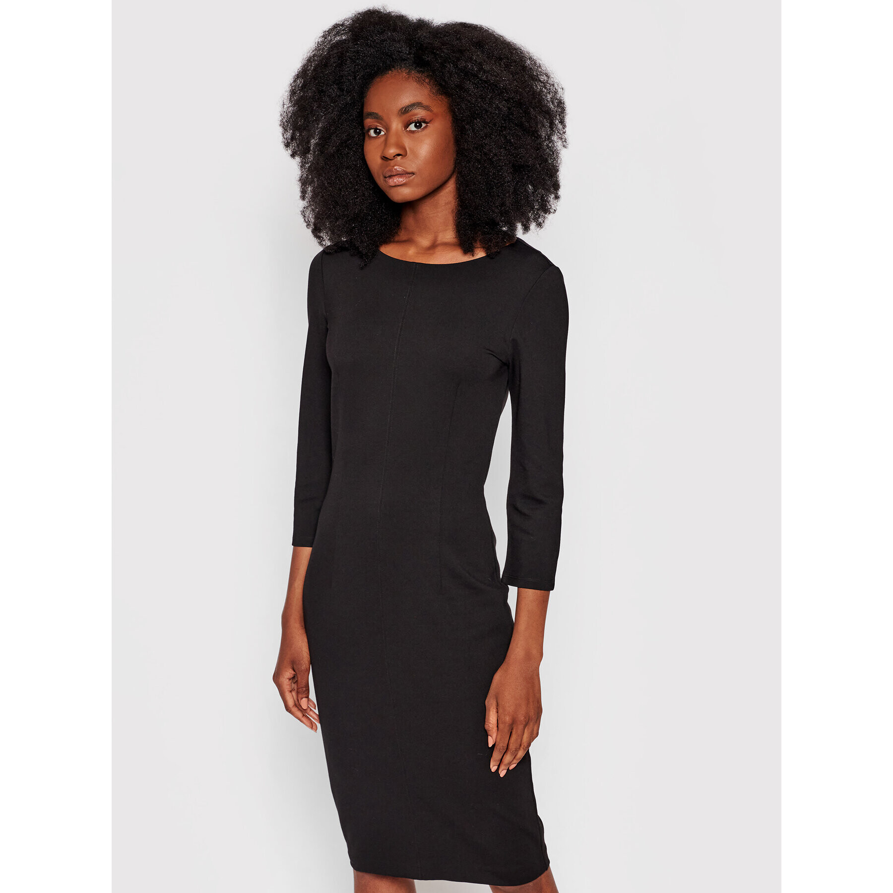 TWINSET Rochie cocktail 212LI2RZZ Negru Slim Fit - Pled.ro