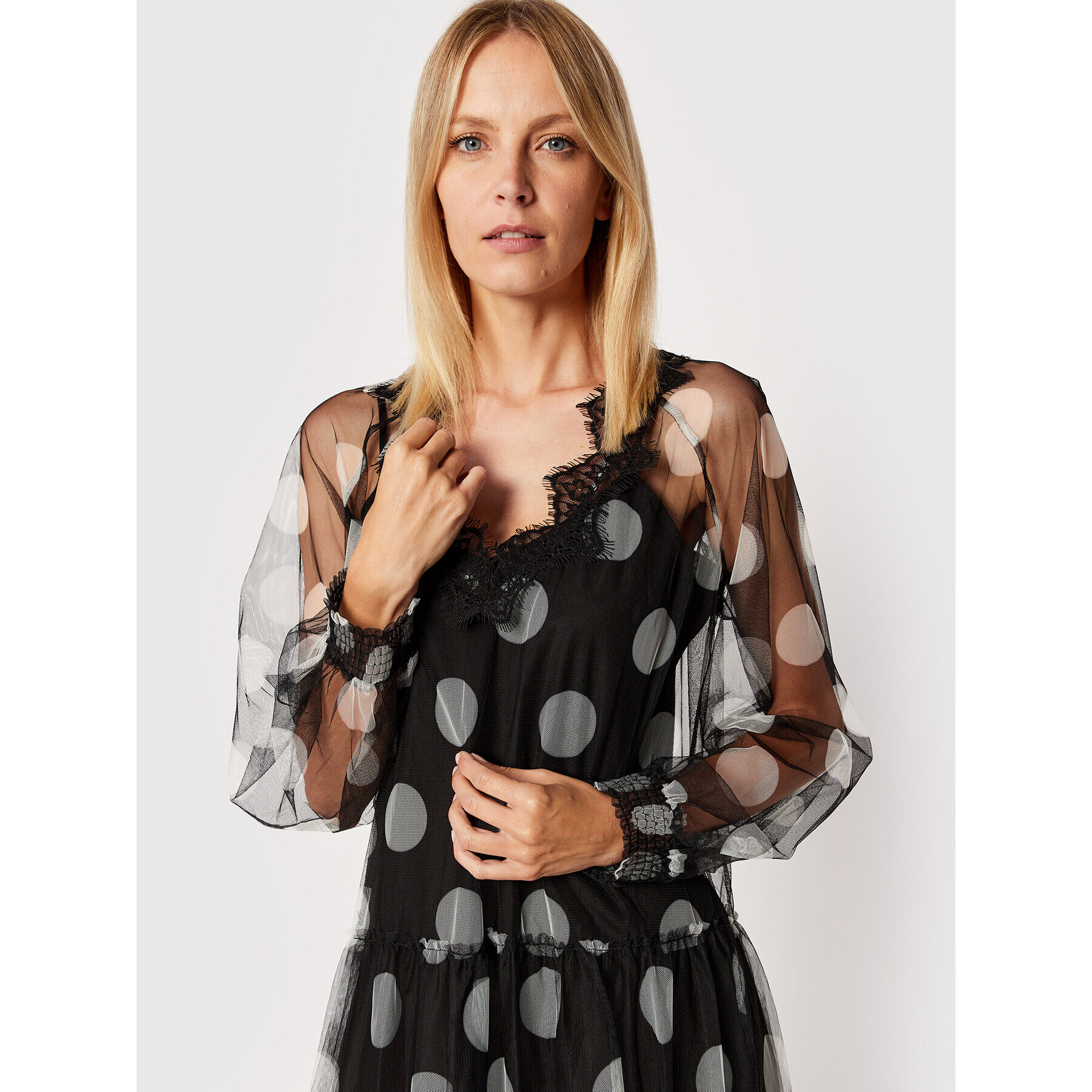 TWINSET Rochie cocktail 222AP2580 Negru Regular Fit - Pled.ro