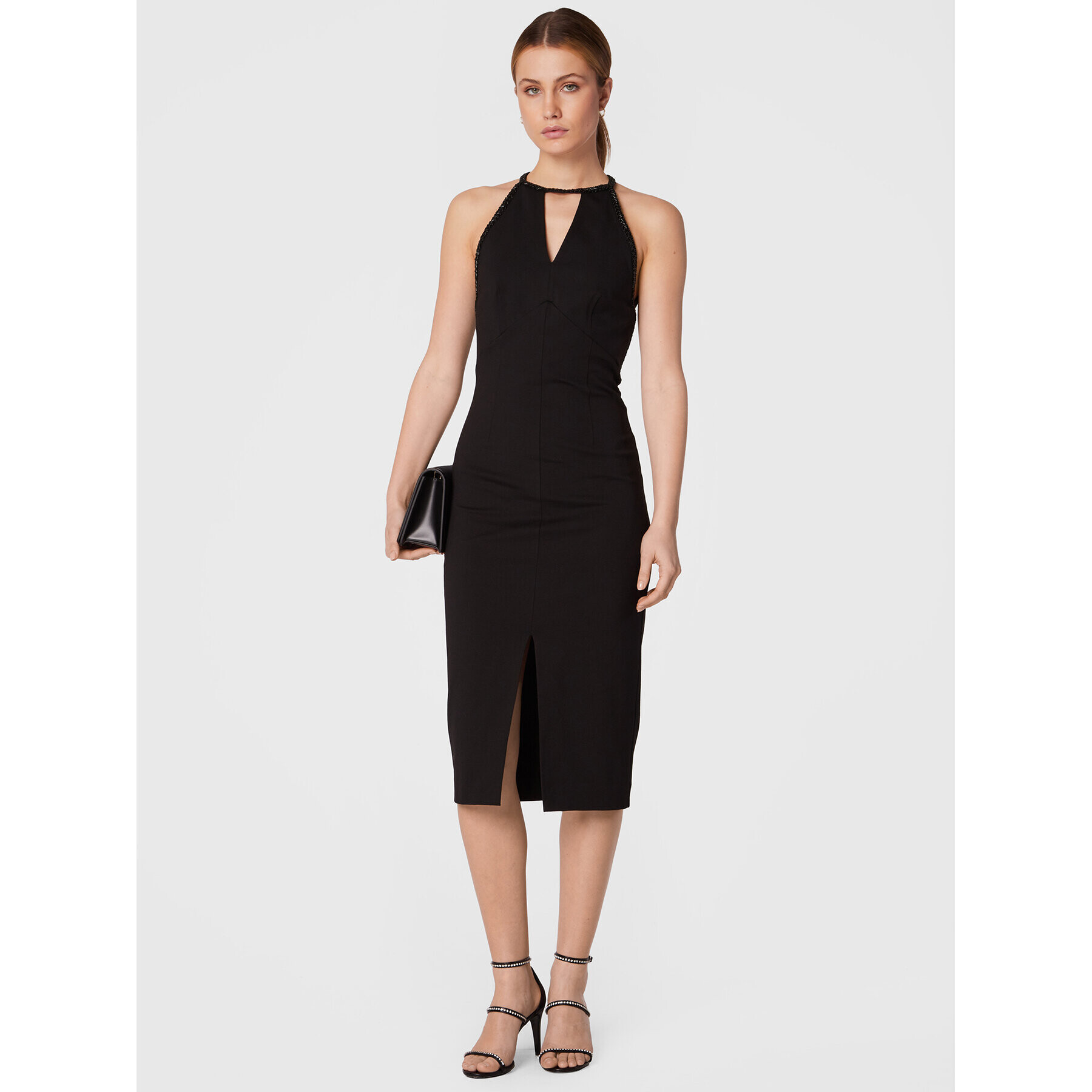 TWINSET Rochie cocktail 222TP2034 Negru Fitted Fit - Pled.ro