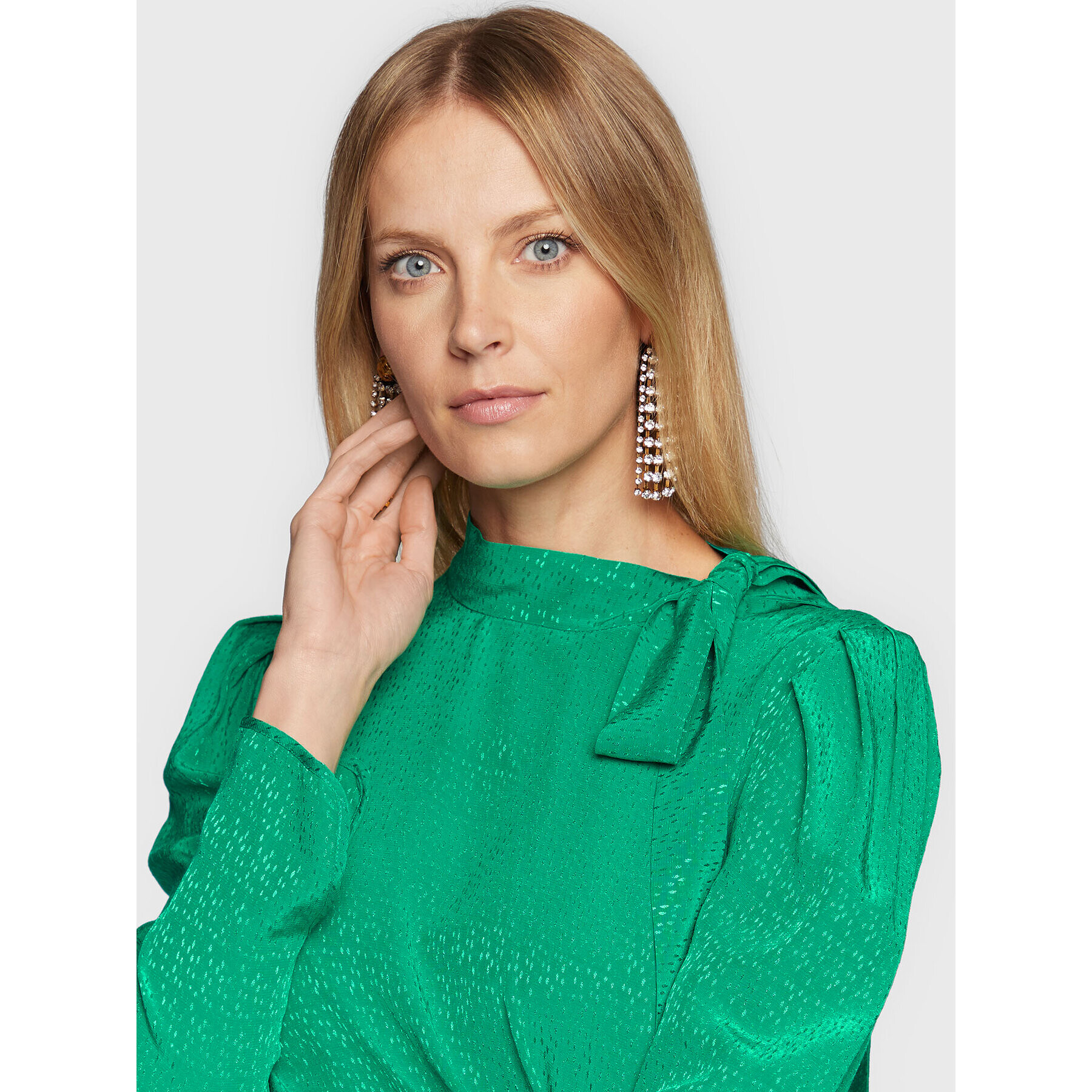 TWINSET Rochie cocktail 222TP2091 Verde Regular Fit - Pled.ro