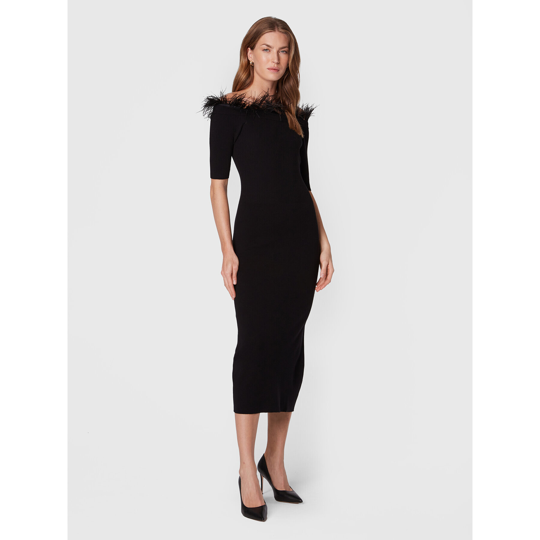 TWINSET Rochie cocktail 222TP3042 Negru Slim Fit - Pled.ro