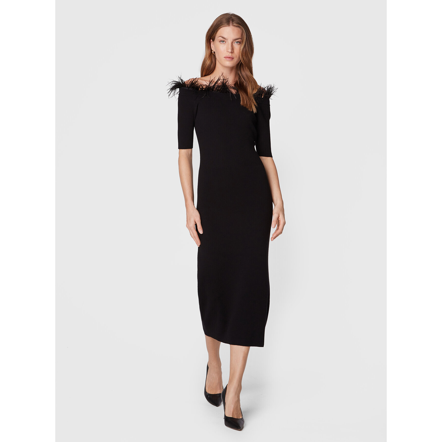 TWINSET Rochie cocktail 222TP3042 Negru Slim Fit - Pled.ro