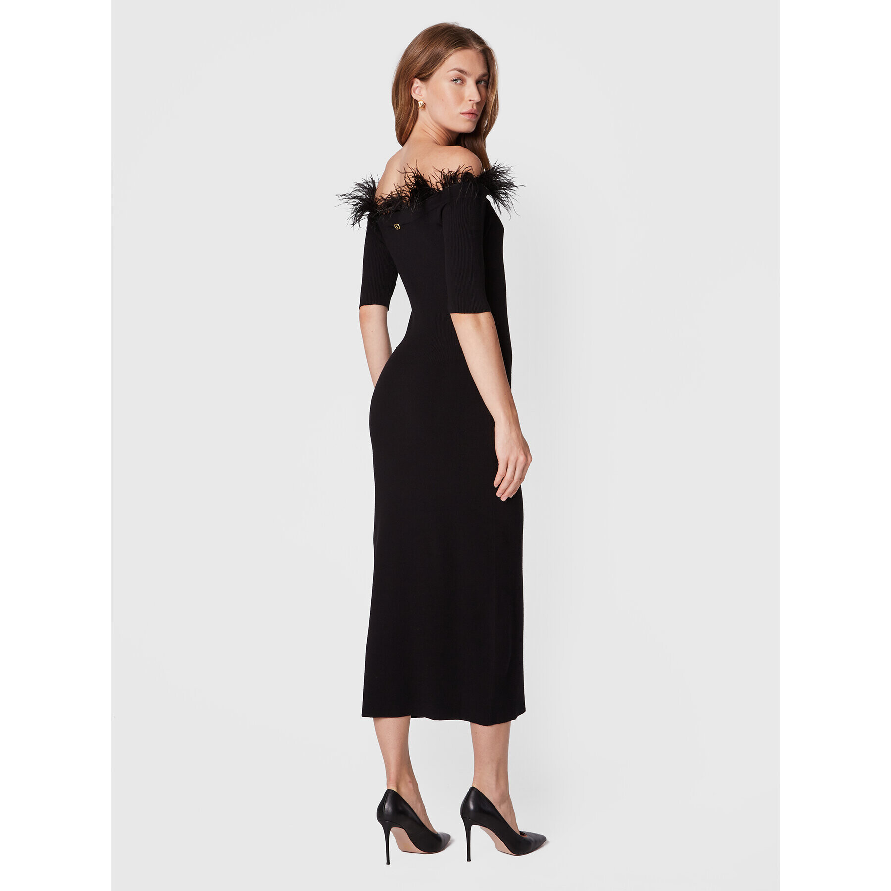 TWINSET Rochie cocktail 222TP3042 Negru Slim Fit - Pled.ro