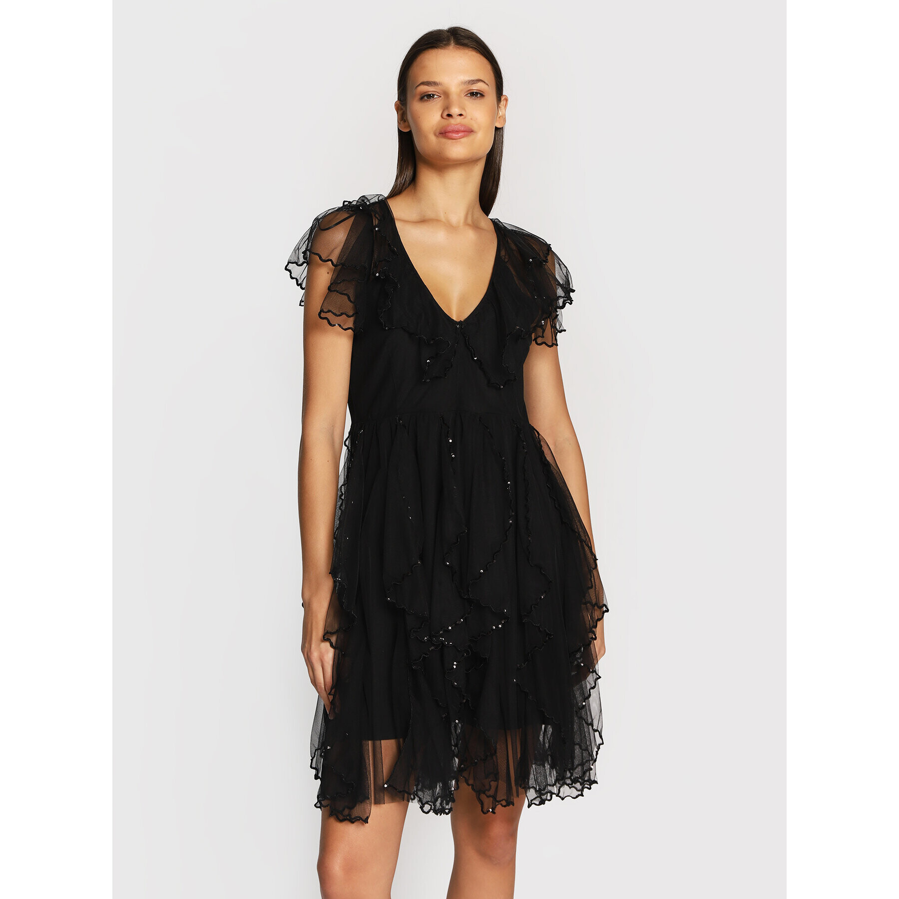 TWINSET Rochie cocktail 222TT2022 Negru Regular Fit - Pled.ro