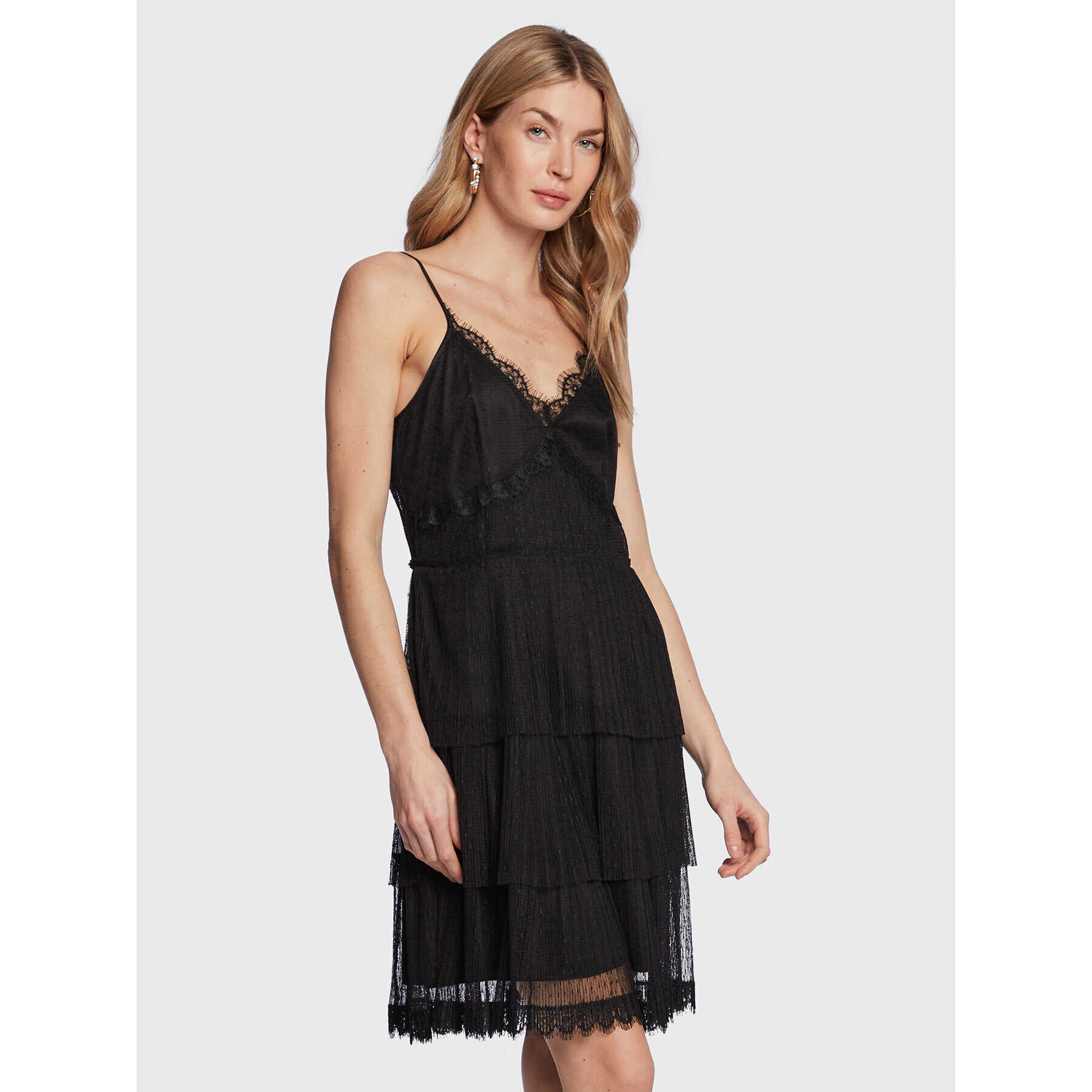 TWINSET Rochie cocktail 231TP2441 Negru Regular Fit - Pled.ro